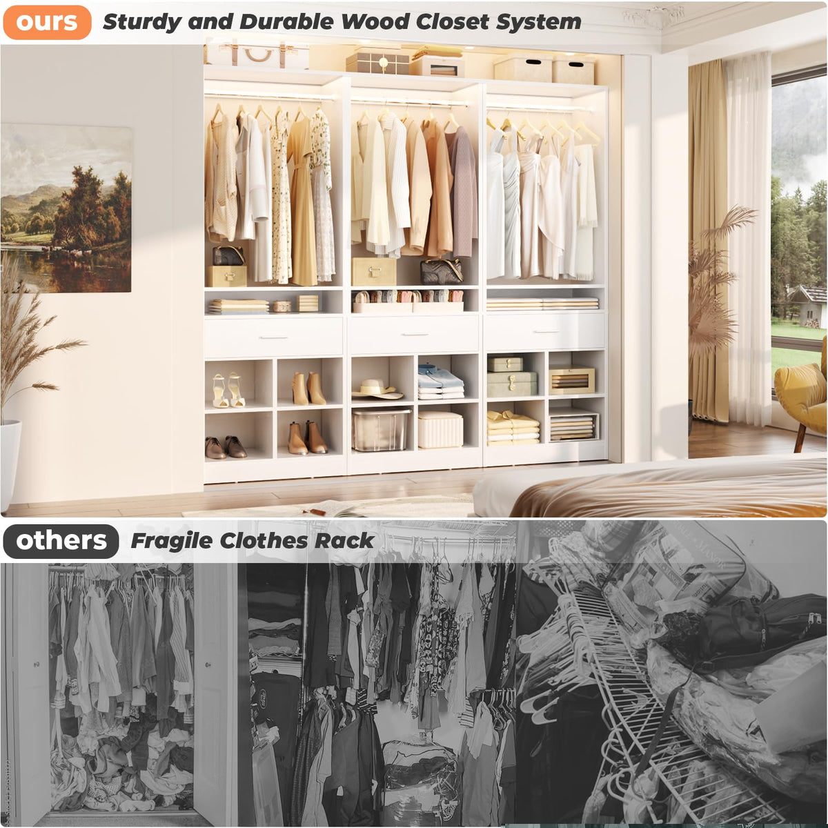 50" Closet System