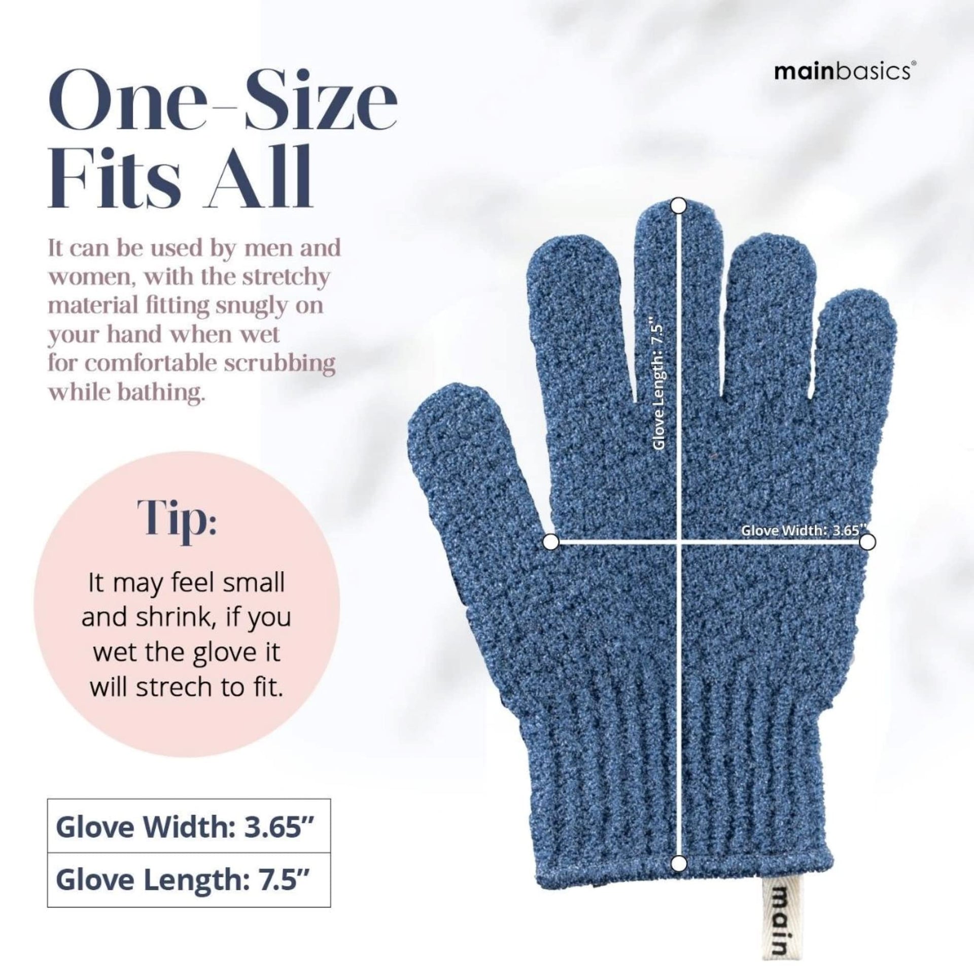 Deep Exfoliating Bath Gloves (2 Count)