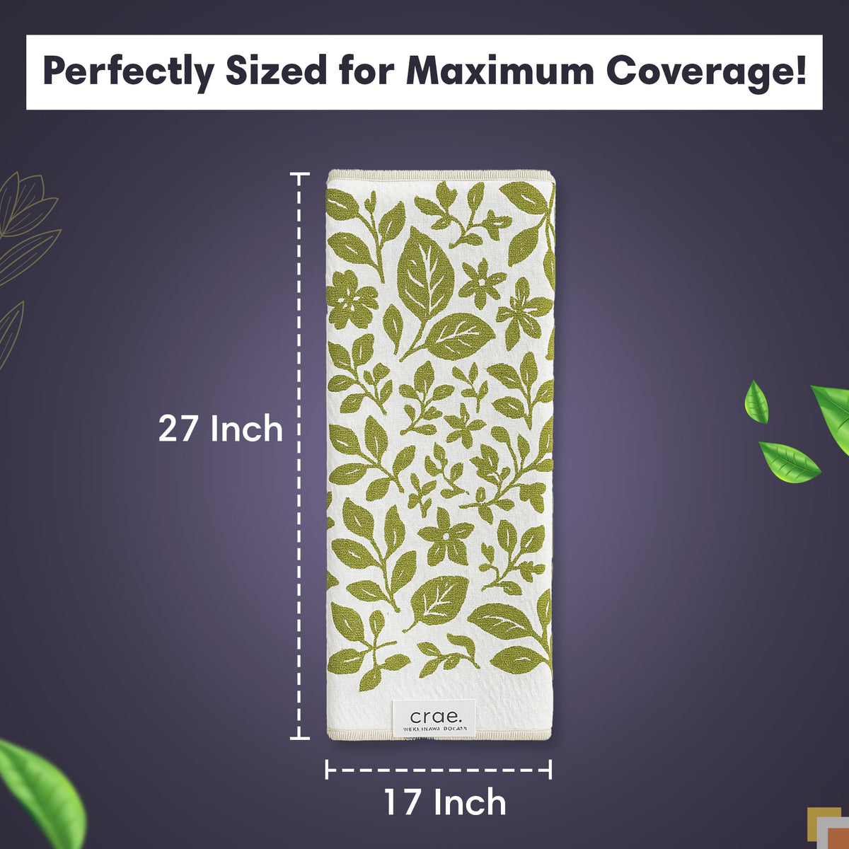 Double Sided Microfiber Hand Towels (2 Count)