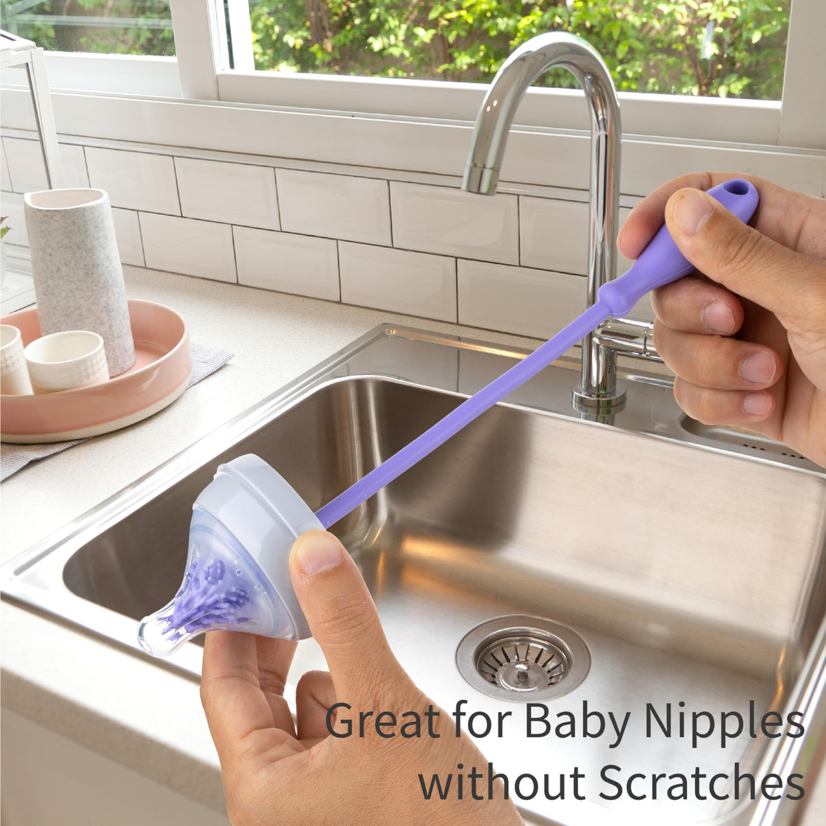 A Brush Silicone Bottle Cleaner Brush