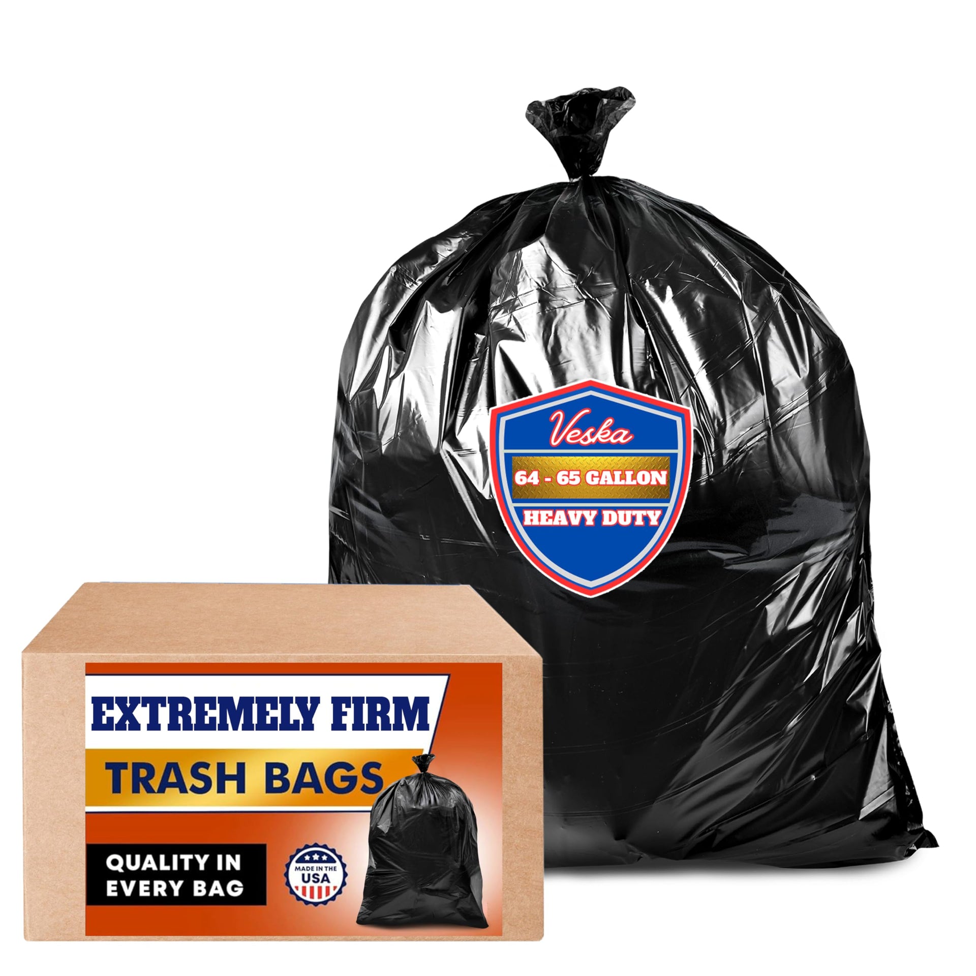 65 Gallon Trash Bags for Toter (50 Count)