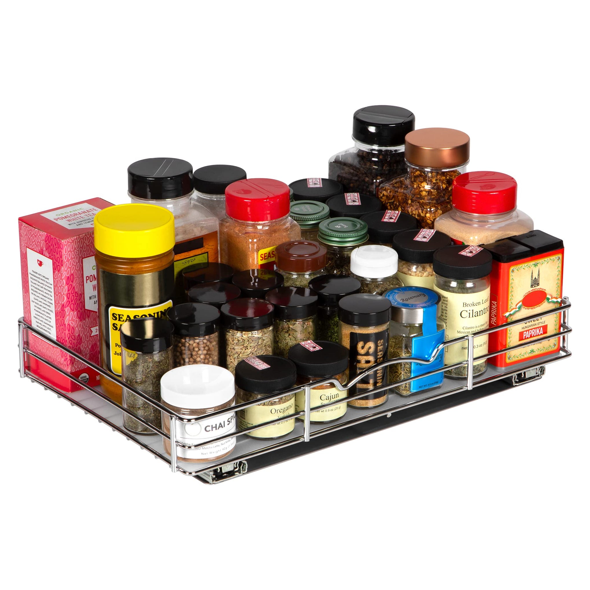 Pull Out Cabinet Spice Rack Organizer