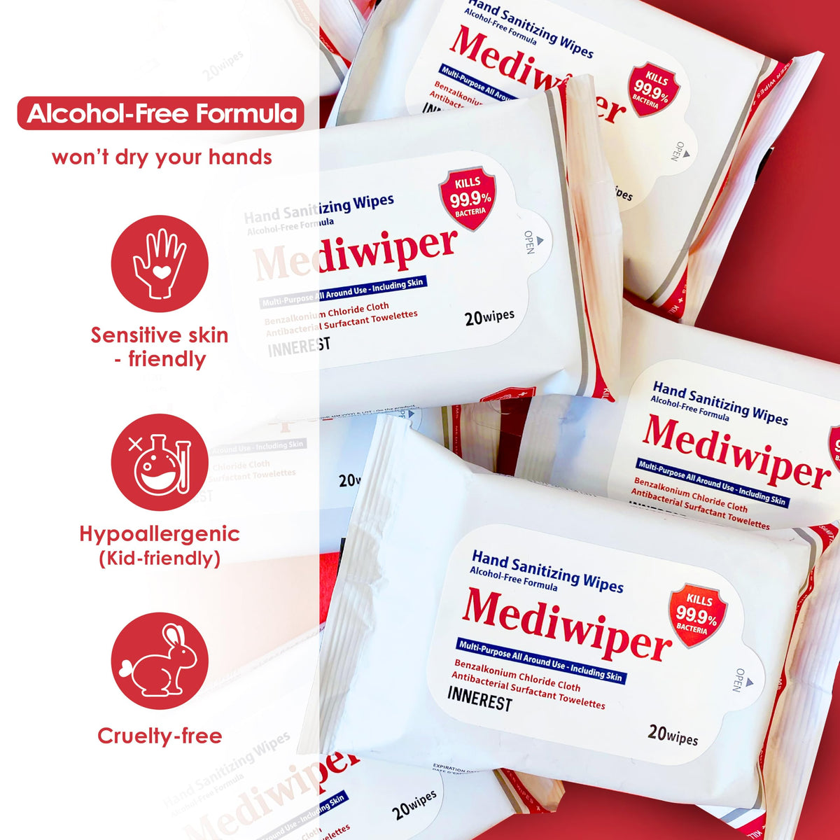 Mediwiper 20 Count Alcohol (100 Count)