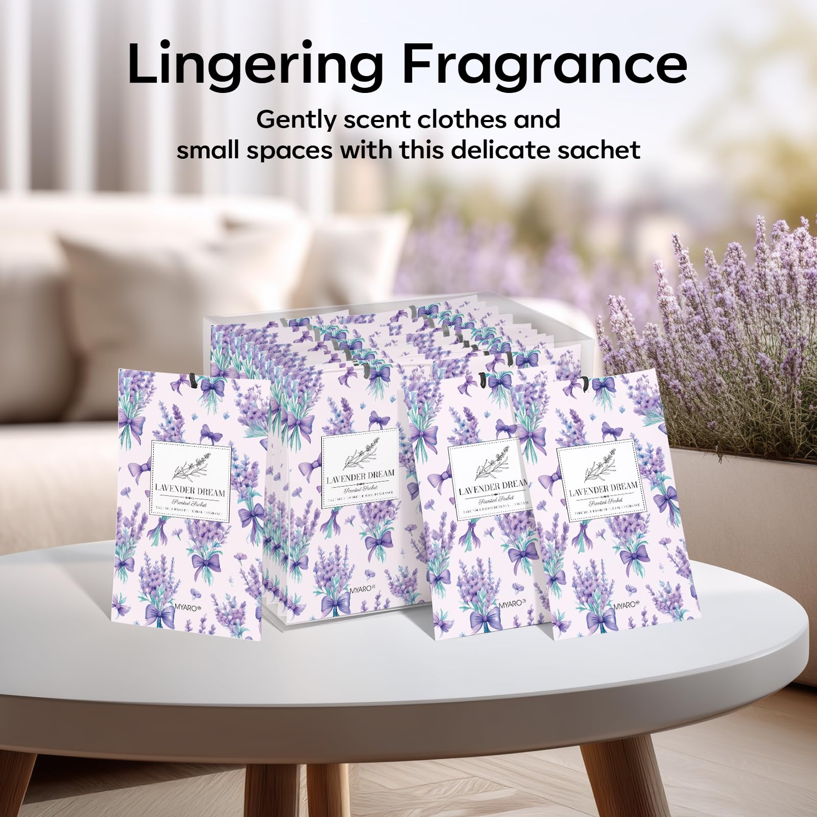 20 Pack Lavender Scented Sachets (20 Count)