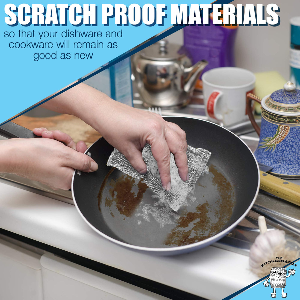 Kitchen Sponges for Dishes (6 Count)
