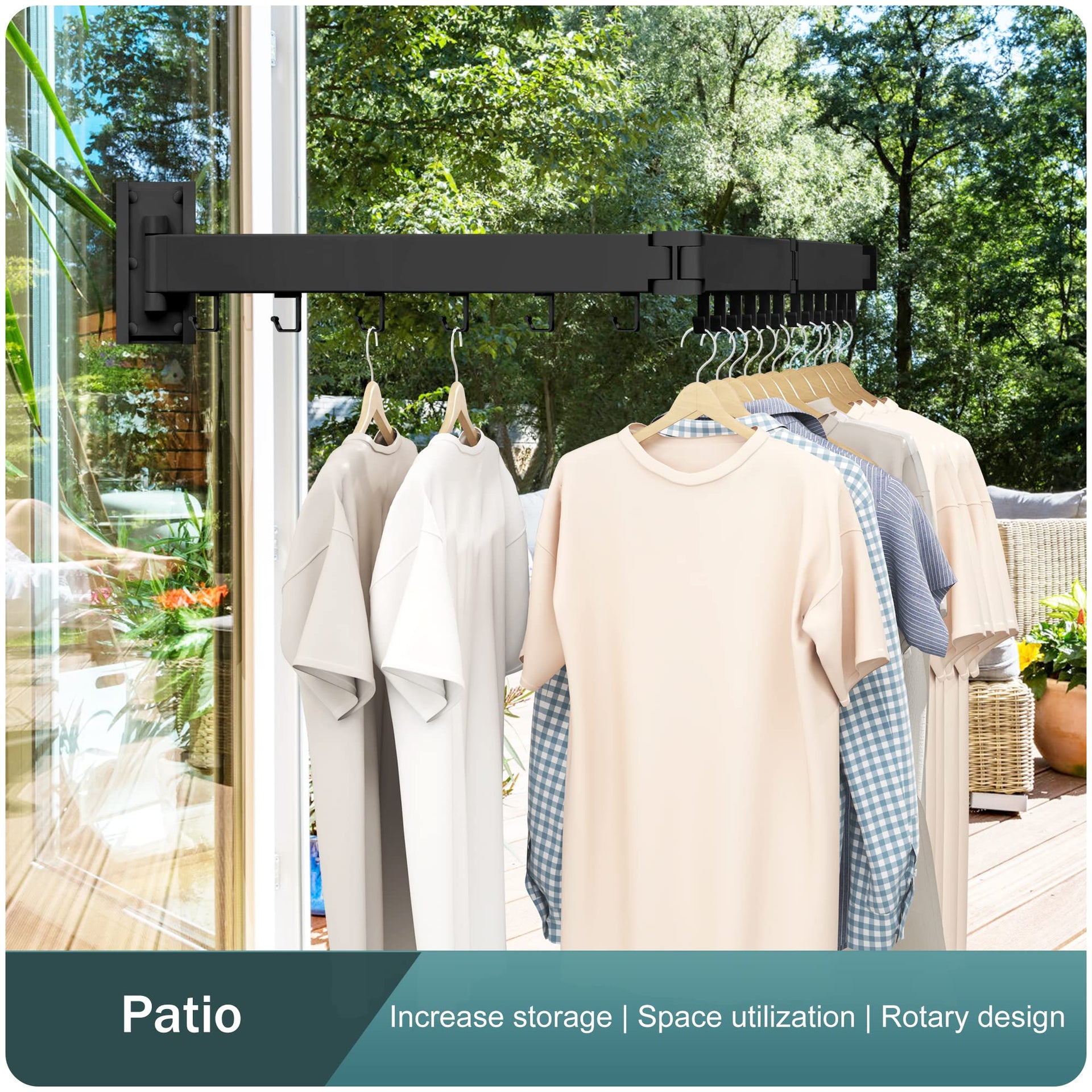 Clothes Drying Rack Wall Mounted