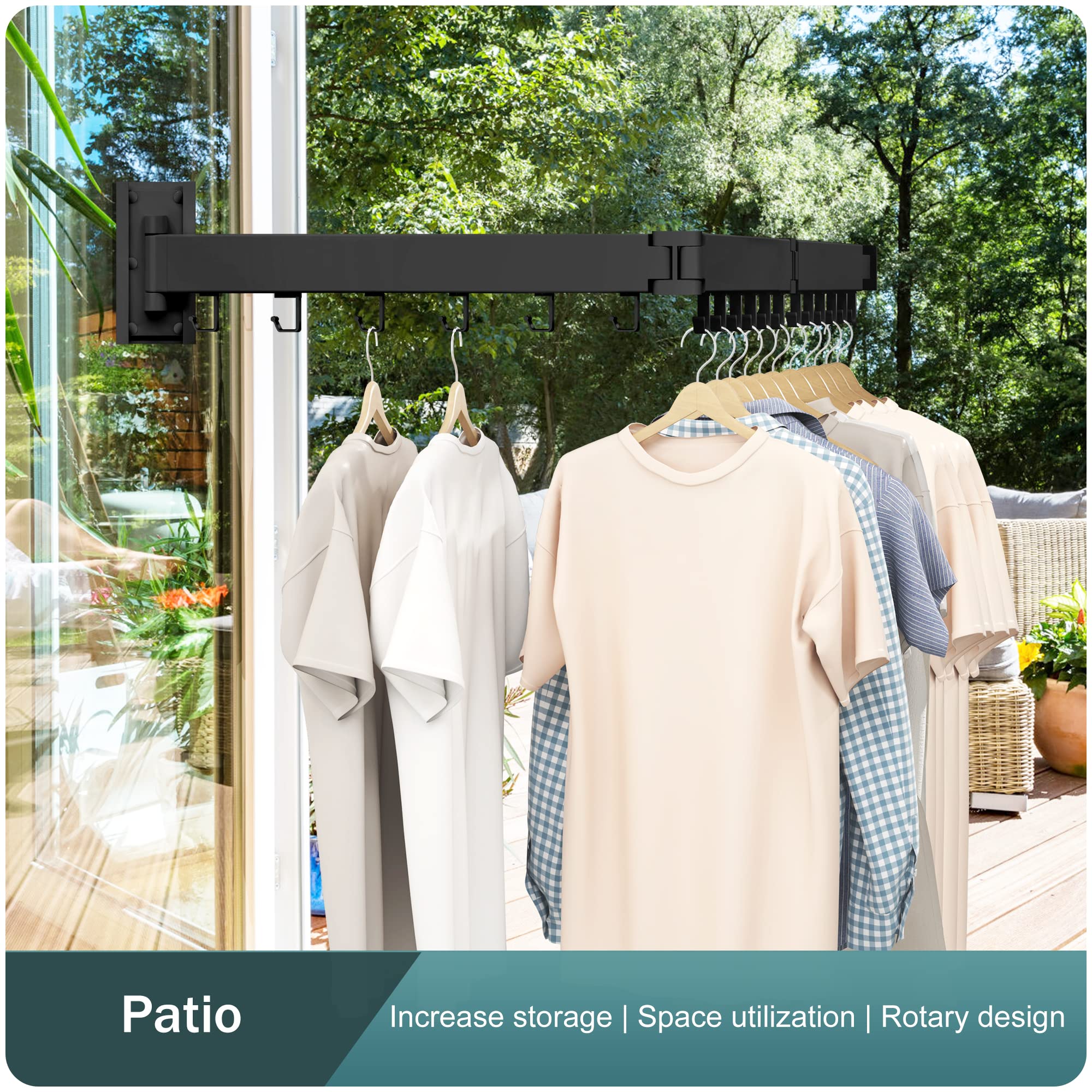Clothes Drying Rack Wall Mounted