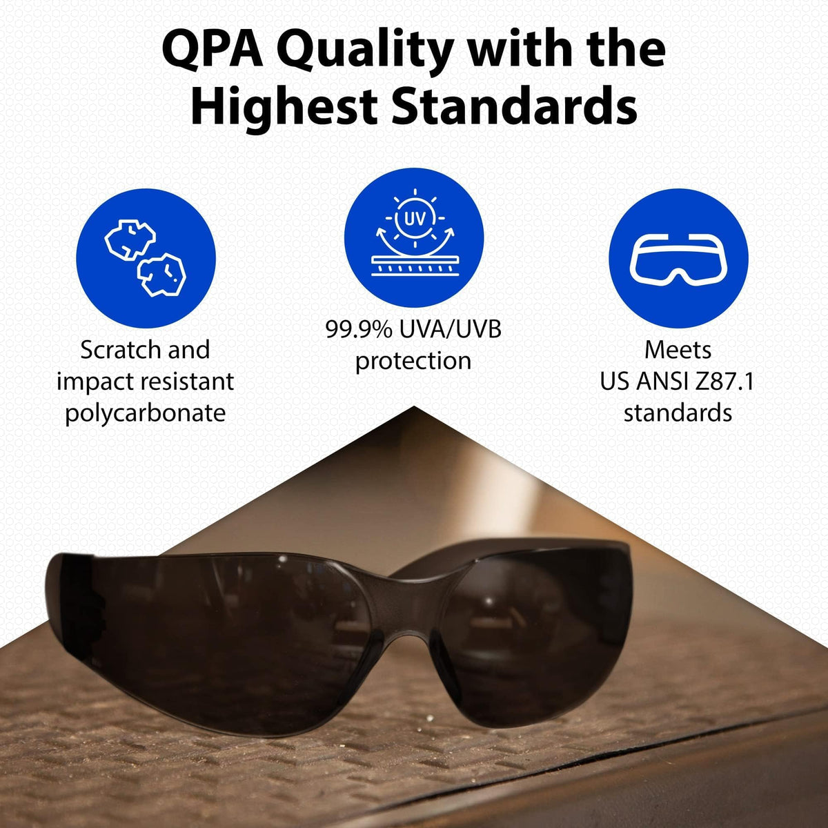 Quest Anti Fog Safety Glasses (2 Count)
