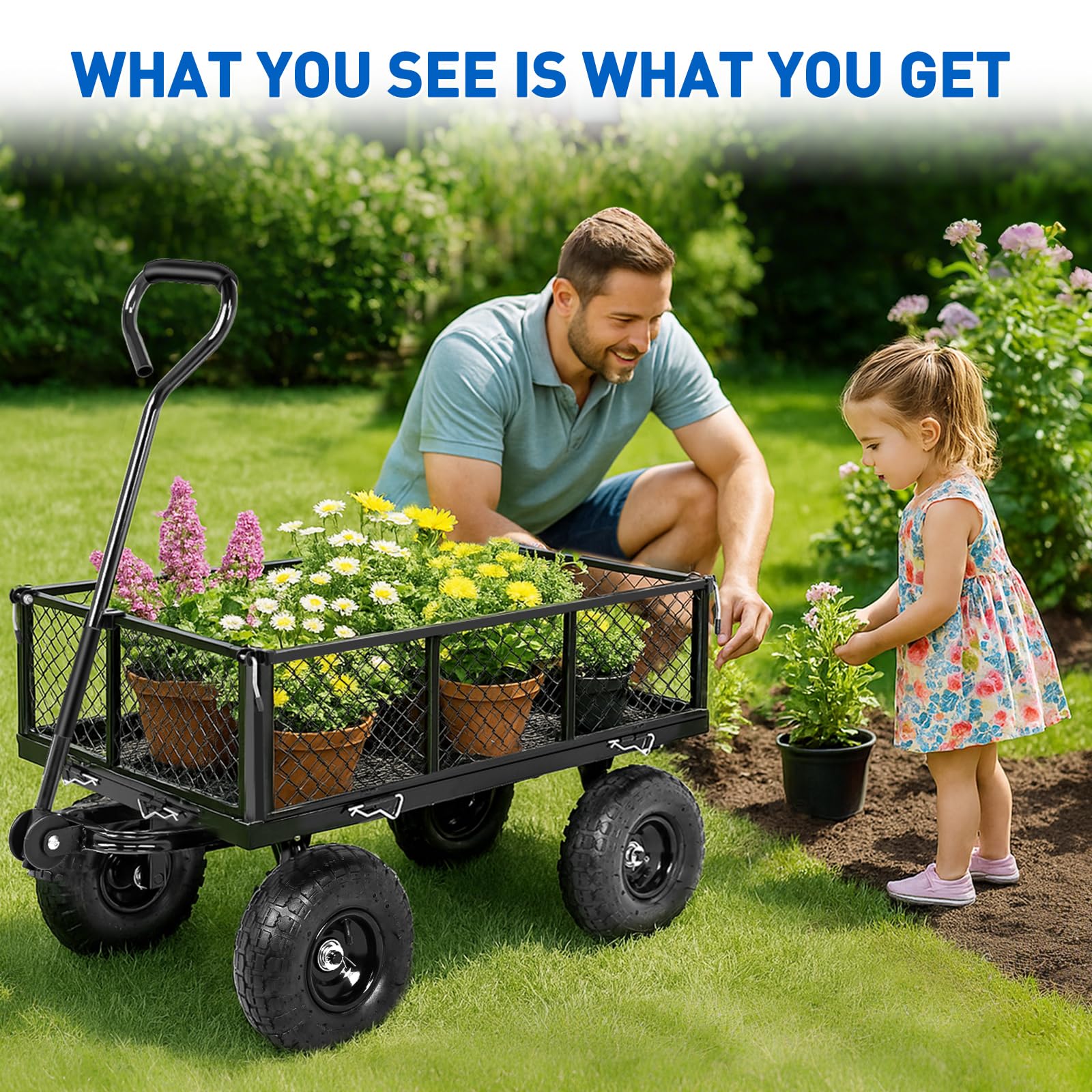 Steel Garden Carts