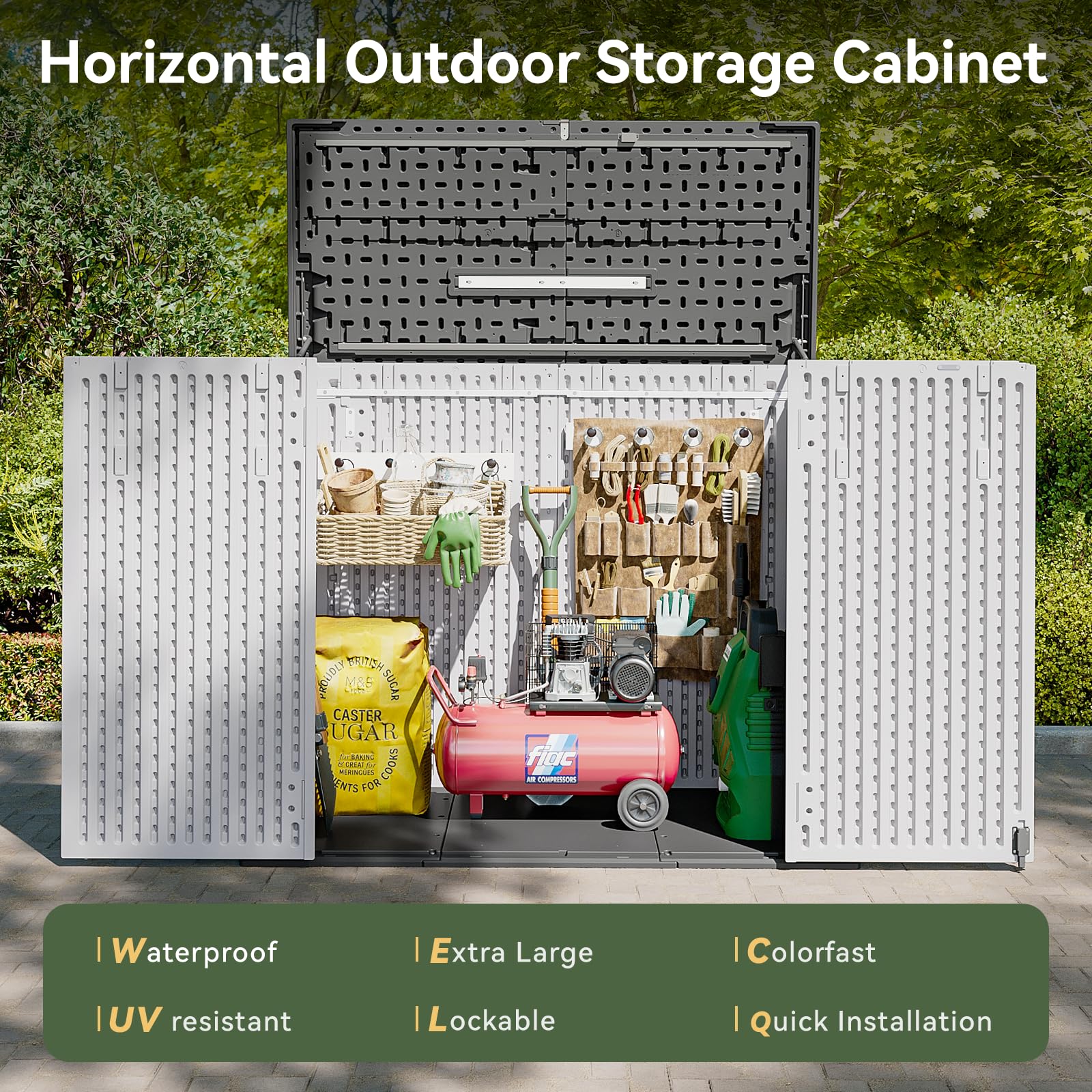 Horizontal Storage Sheds 41 Cu.ft