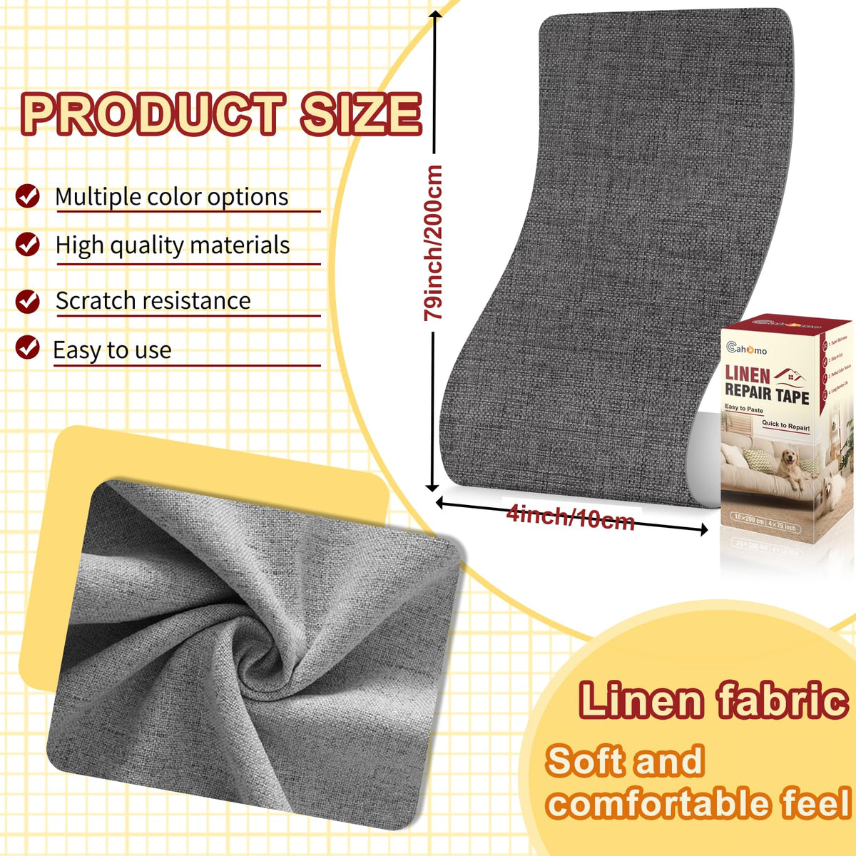 Linen Repair Tape 4x79 inch