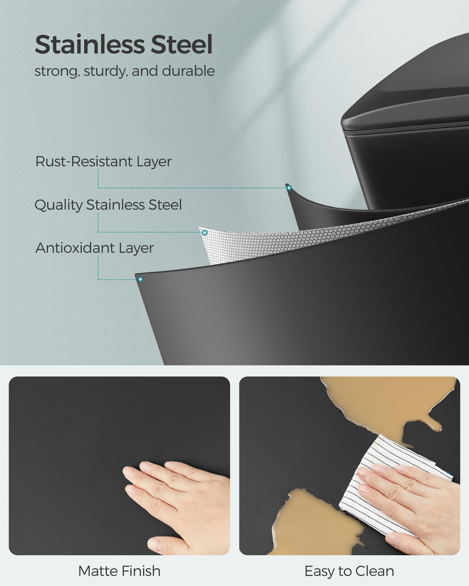 Slim Trash Can