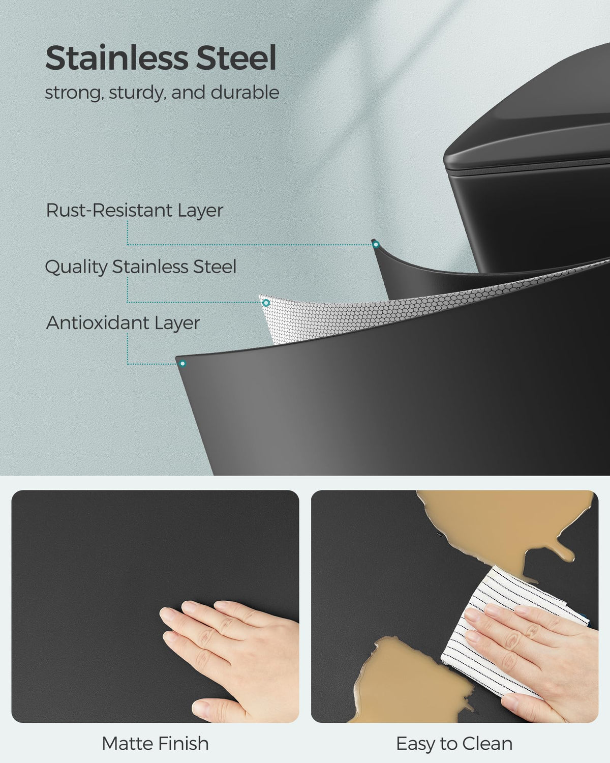 Slim Trash Can