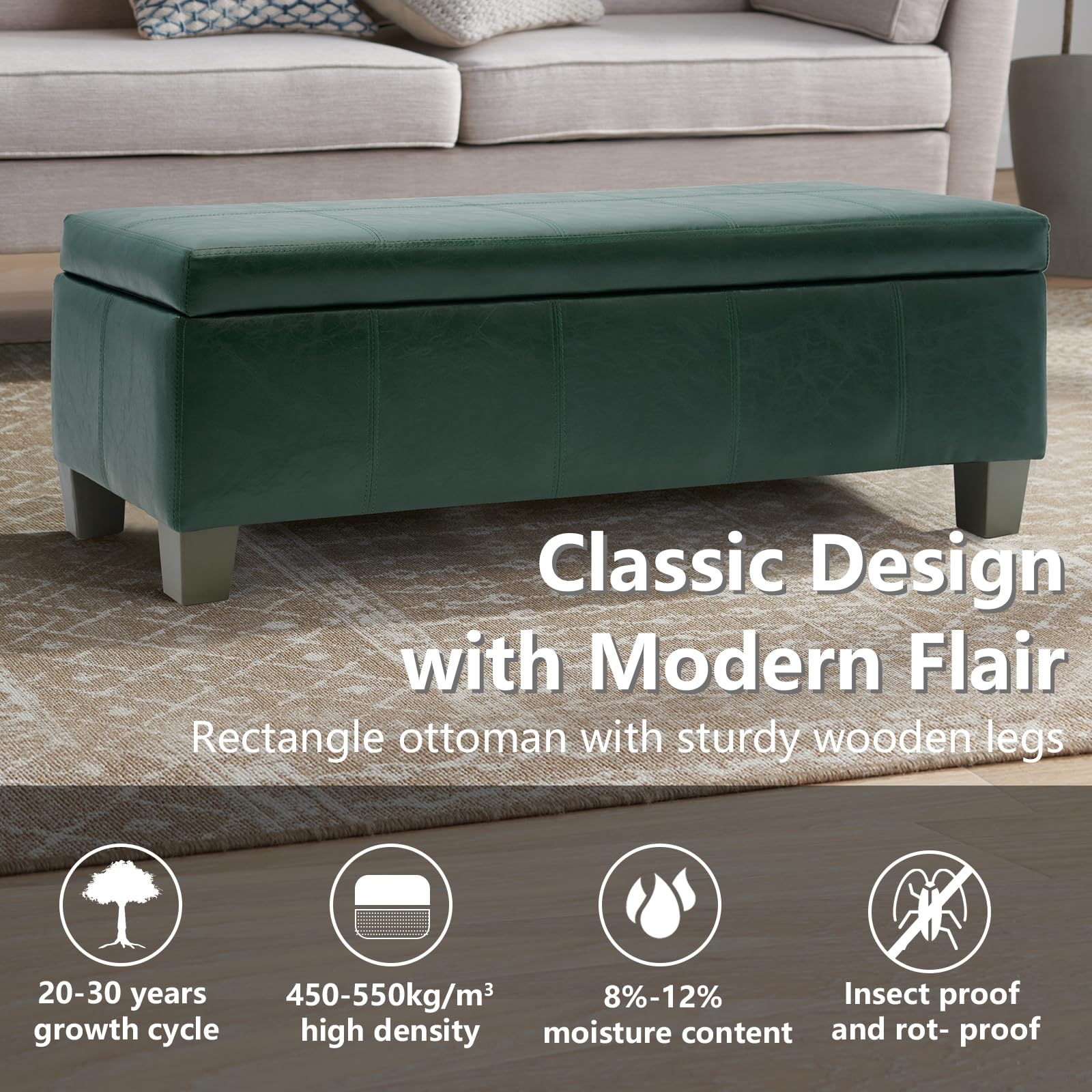 41" Storage Ottoman