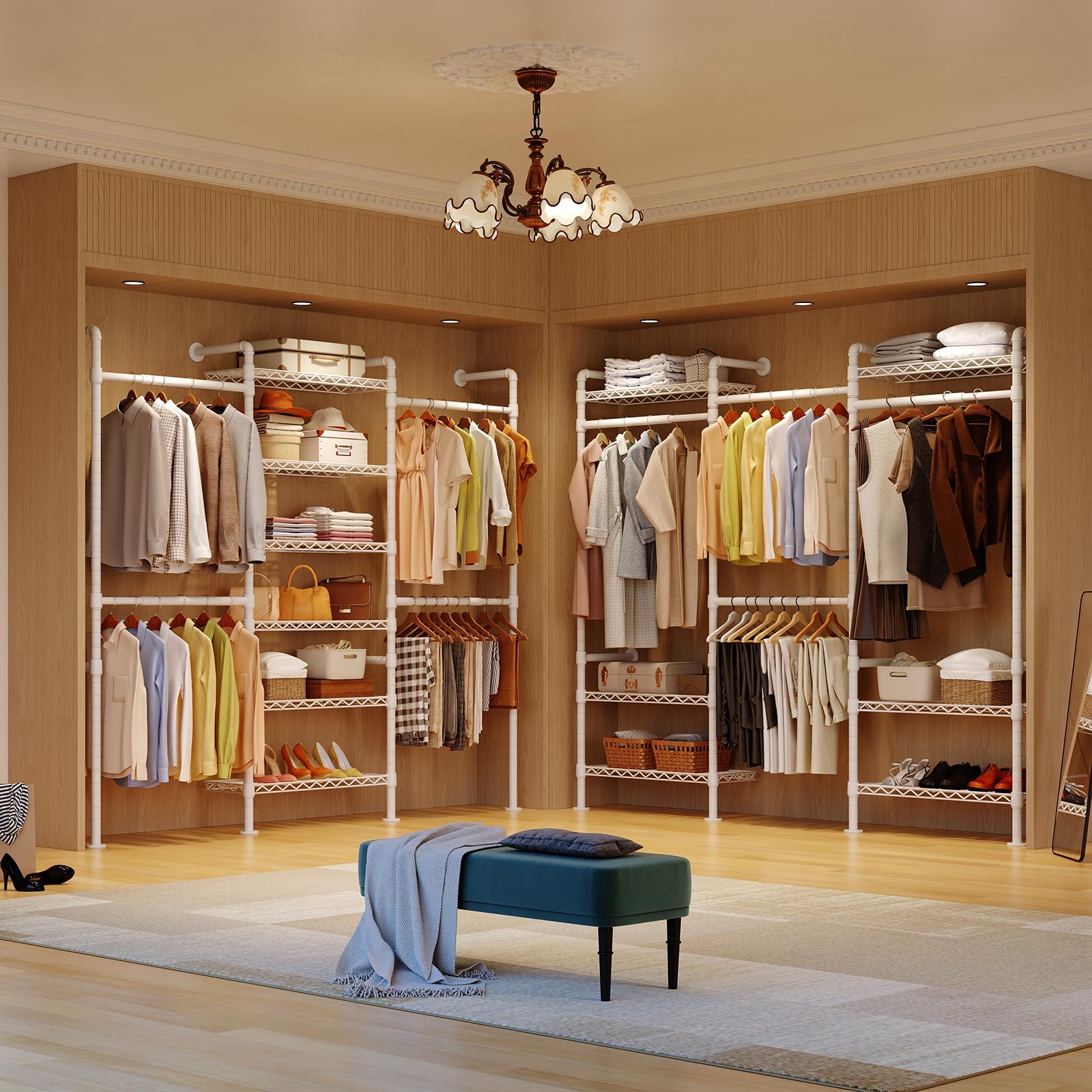 H3 Expandable Wall Mounted Closet System