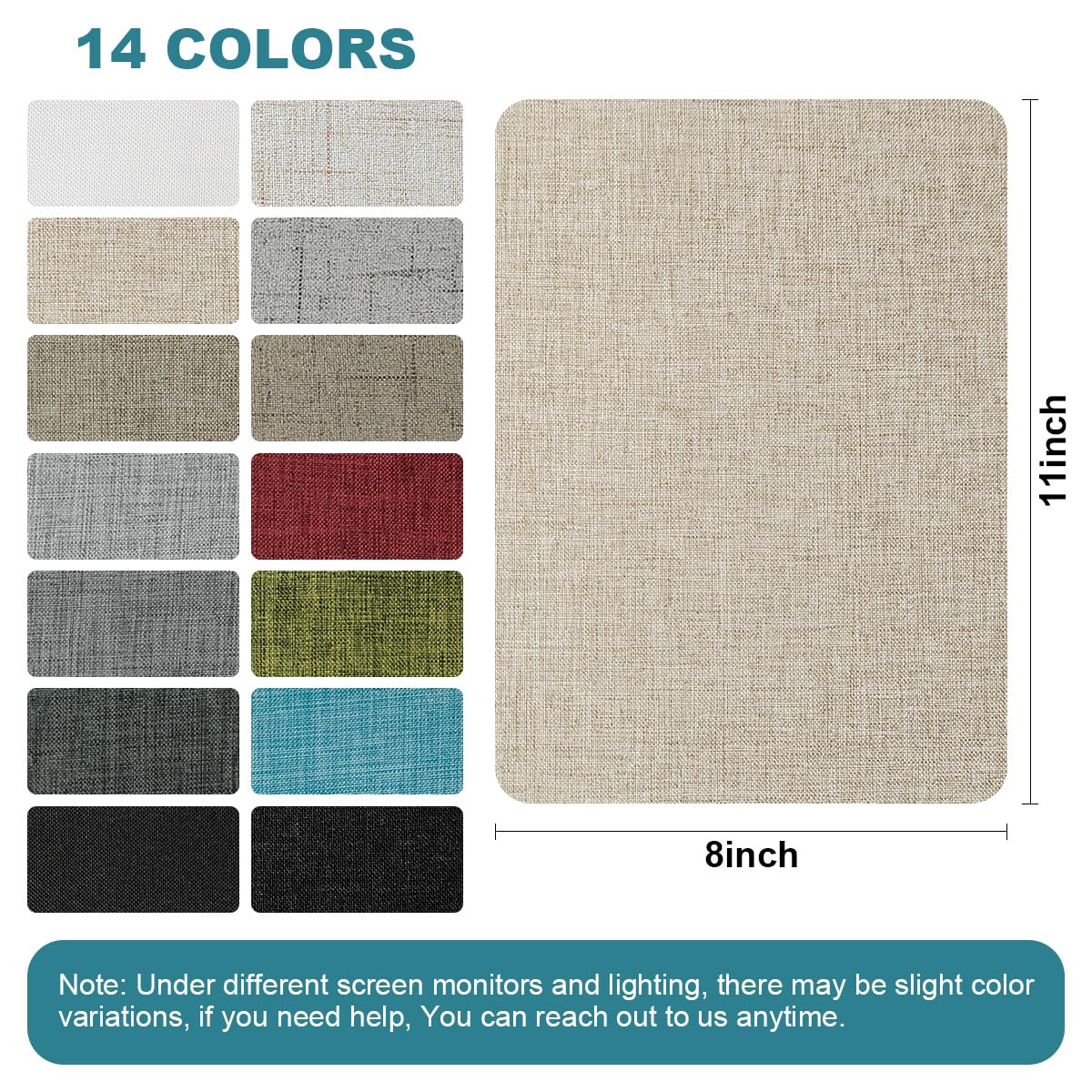 2Pcs Linen Repair Patches (2 Count)