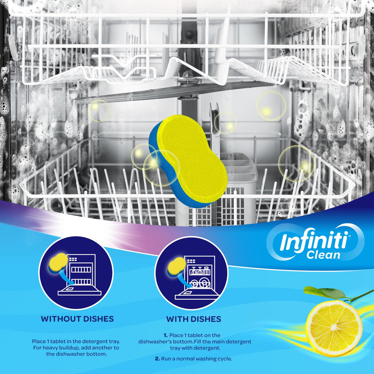 Dishwasher Cleaner and Deodorizer Tablets (12 Count)