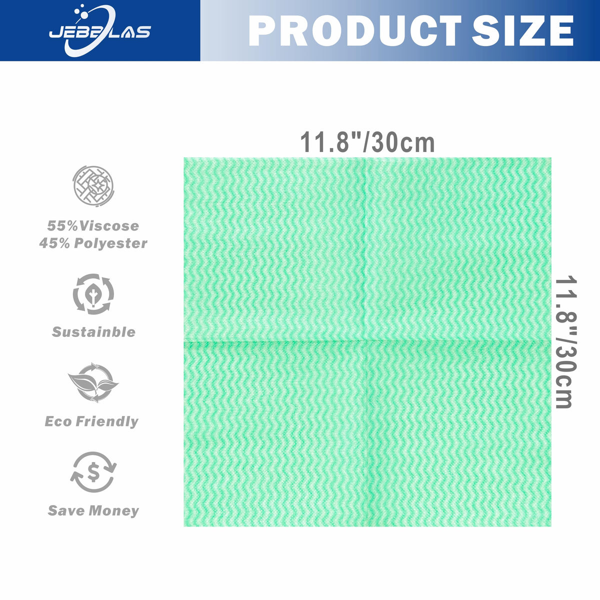 Handi Wipes Reusable Cloths Dry Cleaning Cloths Dish Towel Kitchen Towel Handy Cleaning Wipes (50 Count)