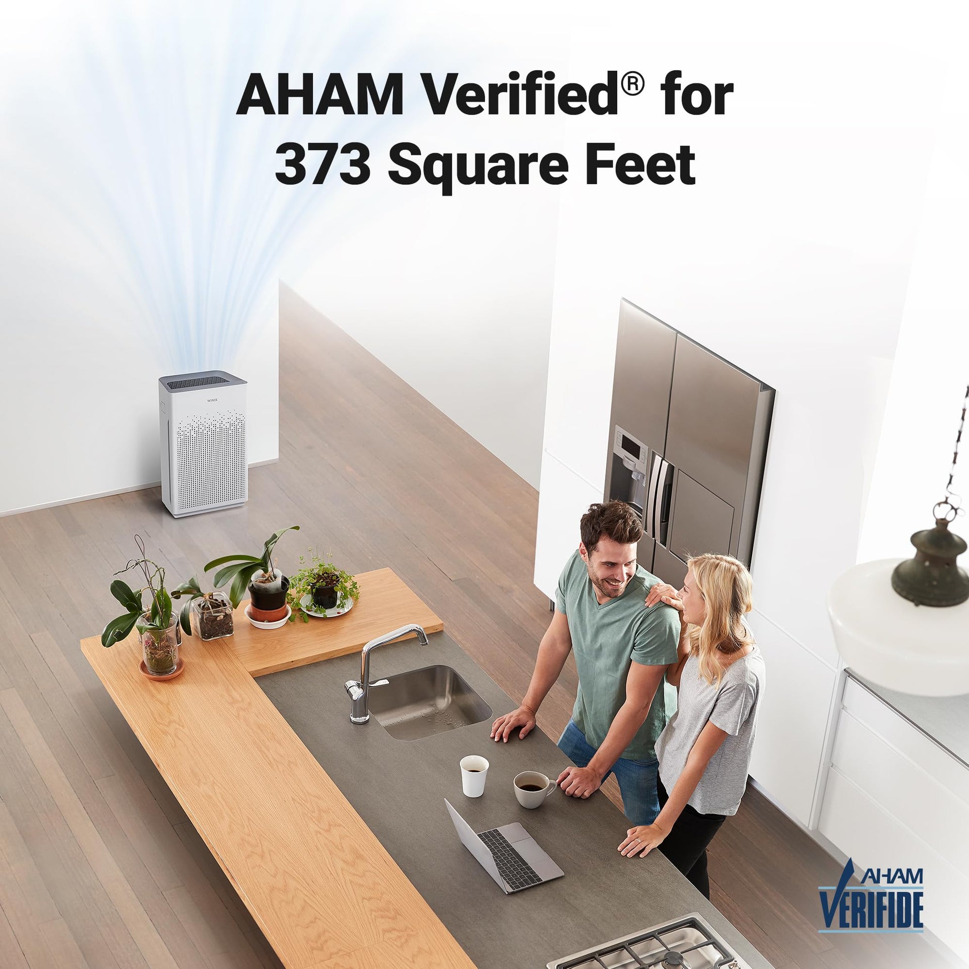 AM90 Air Purifier for Home Large Room Up to 1740 Ft² in 1 Hr With Air Quality Monitor