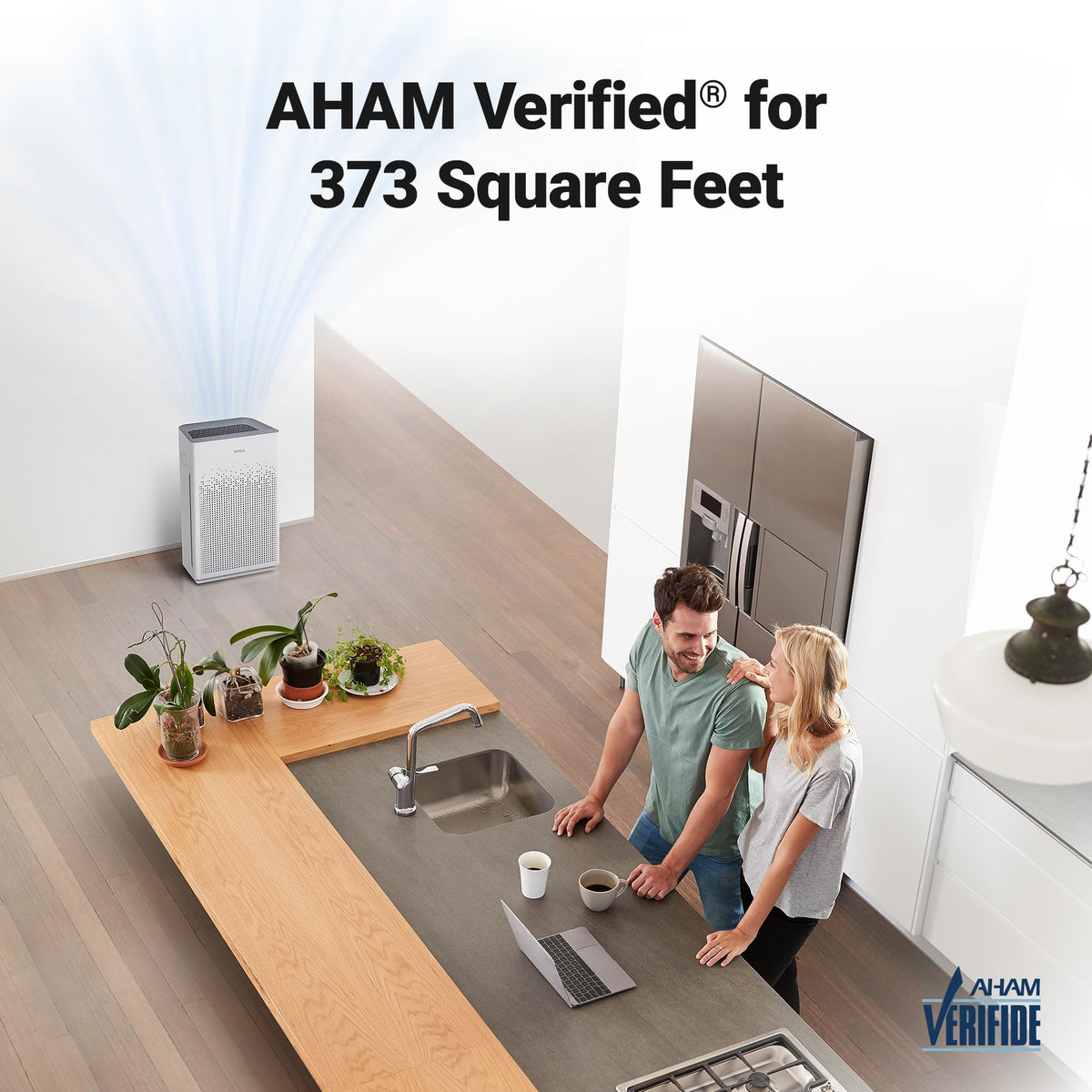 AM90 Air Purifier for Home Large Room Up to 1740 Ft² in 1 Hr With Air Quality Monitor