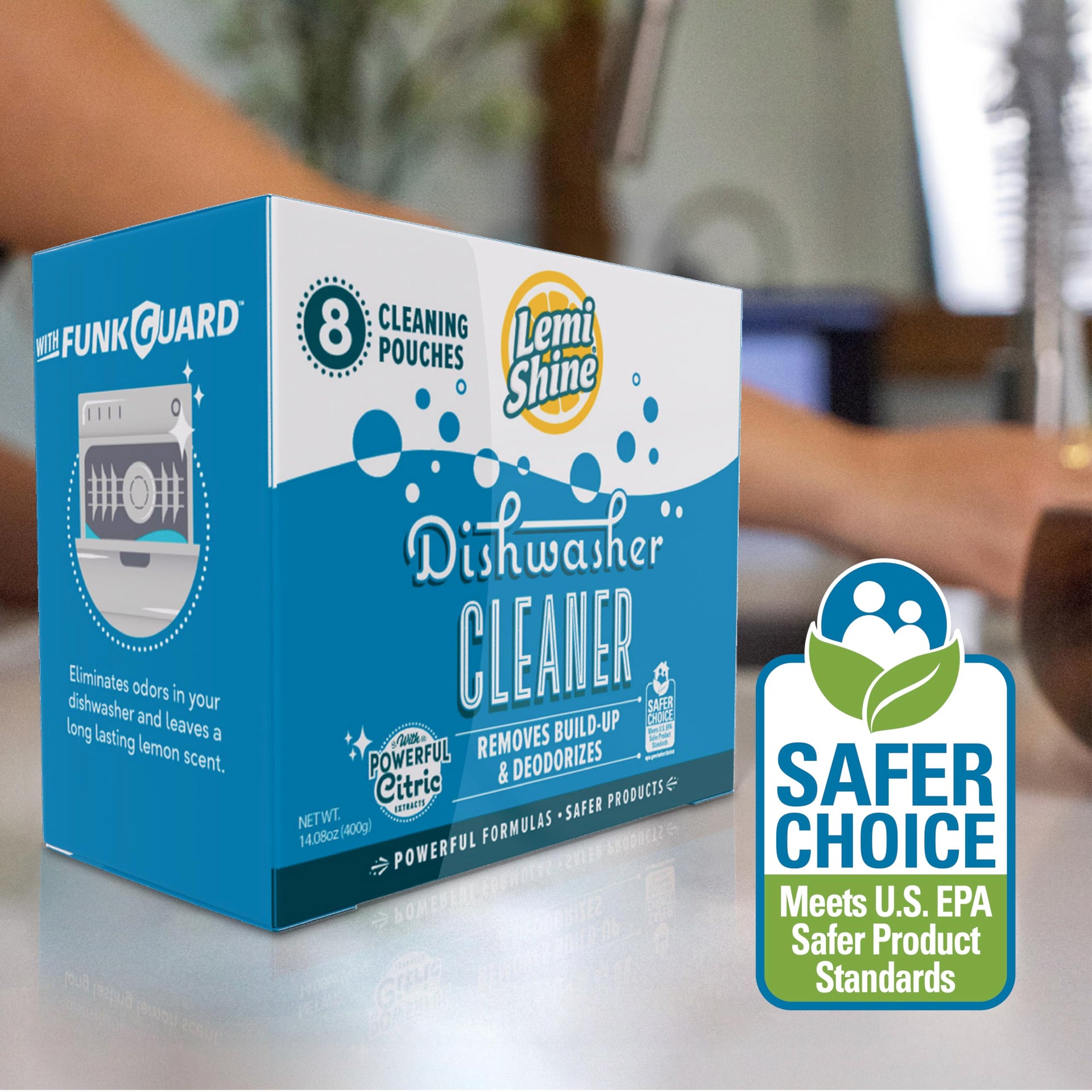 Natural Dishwasher Cleaner & Deodorizer (14.08 Ounce)