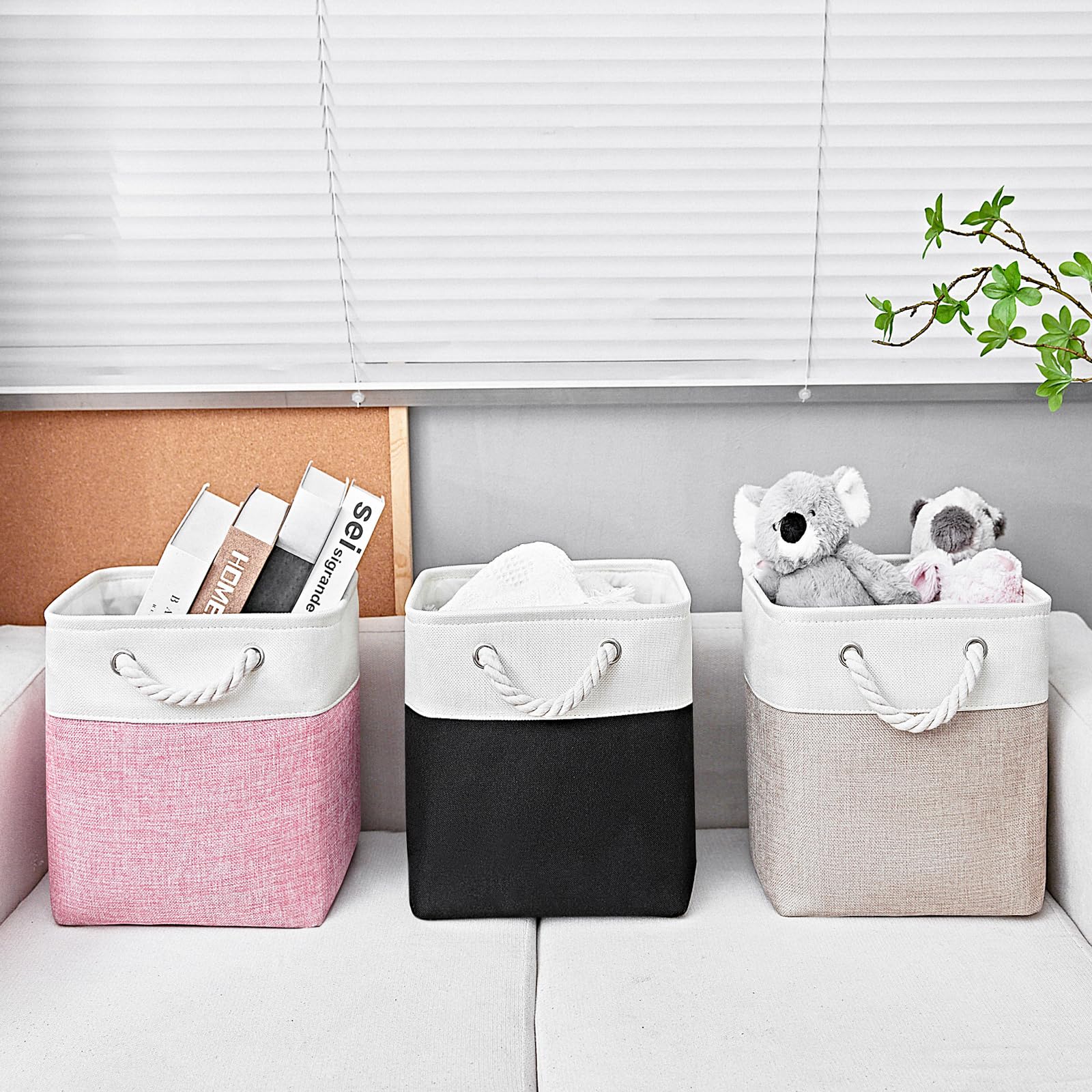 Cube Storage Bins (6 Count)