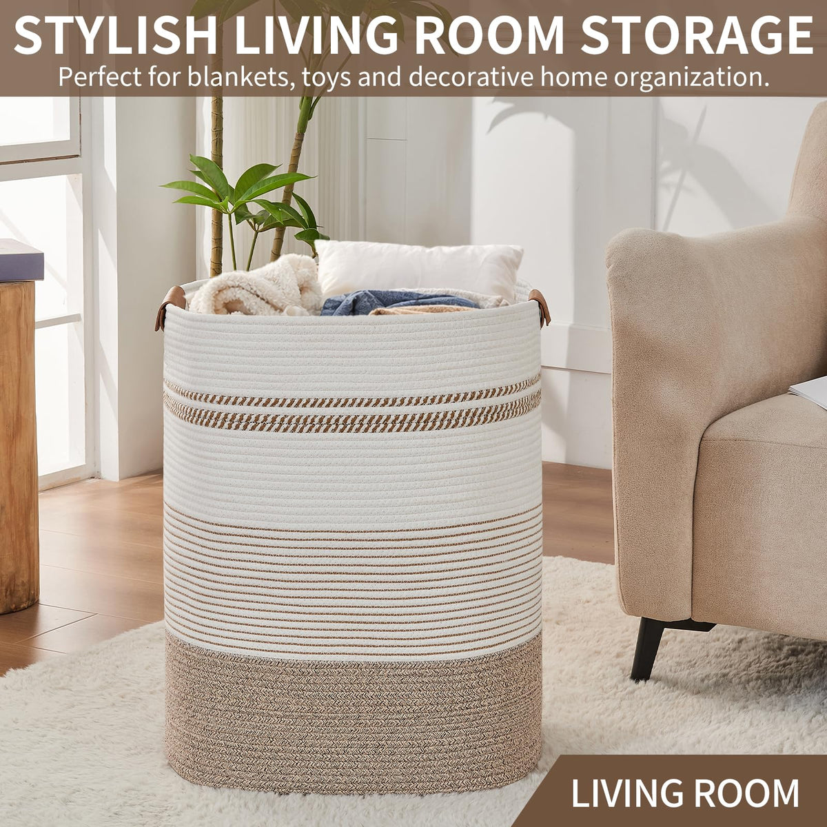 Laundry Basket with Handles