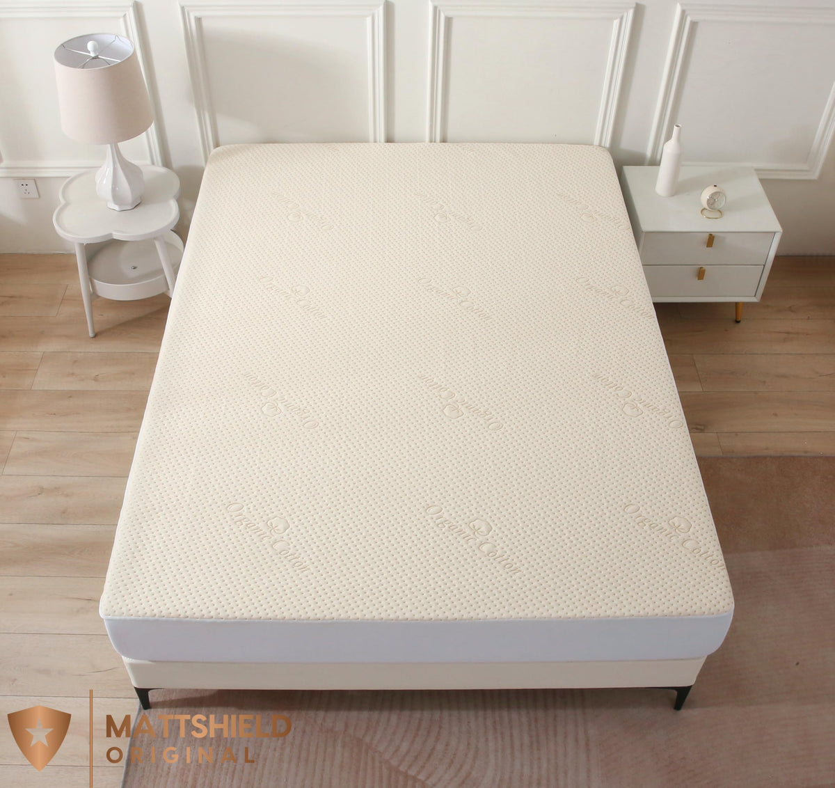 Luxury Waterproof Organic Mattress Protector Twin Size