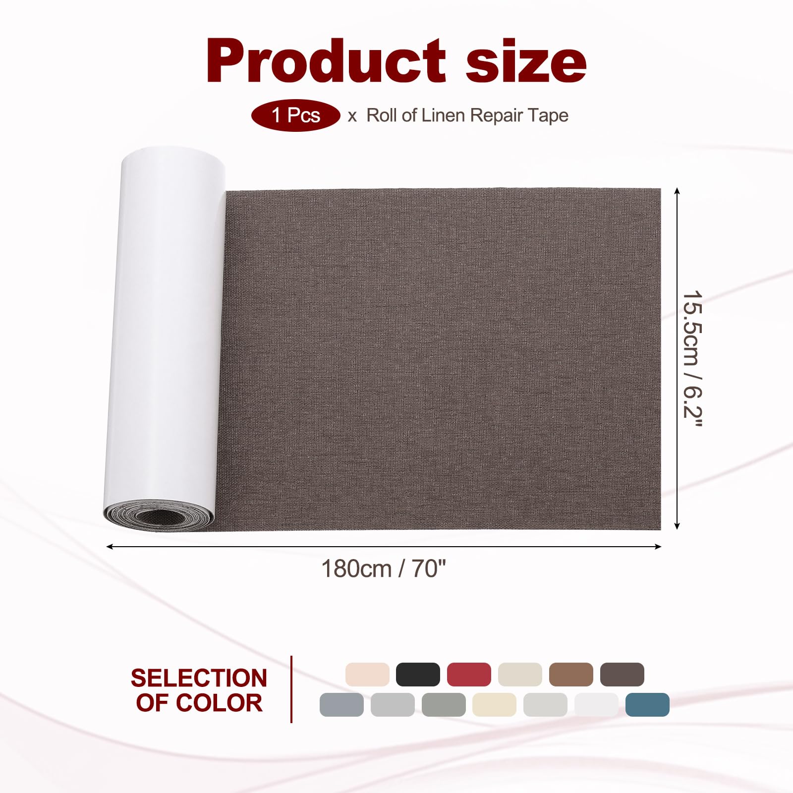 70x6.2 Inch Linen Repair Tape