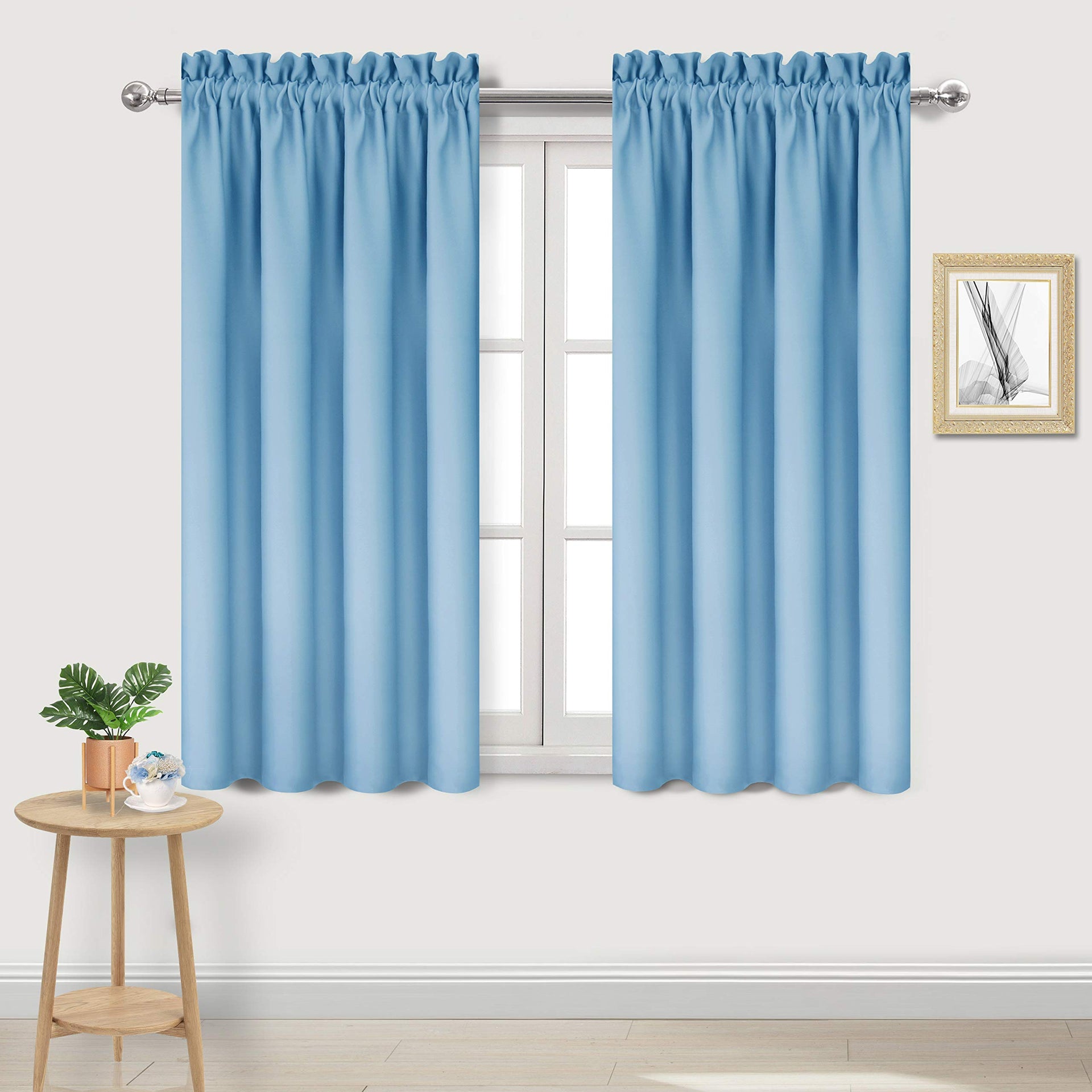 Blackout Curtains for Bedroom Living Room 42 x 54 Inch Long 2 Panels