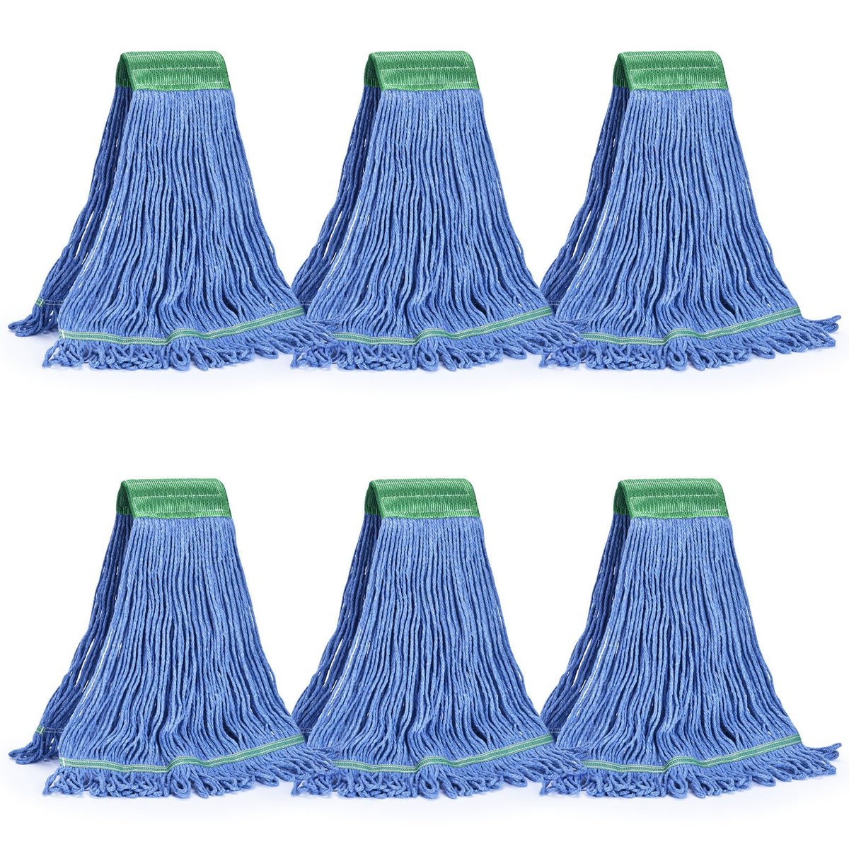 Matthew Cleaning Commercial Mop Head Replacement (6 Count)