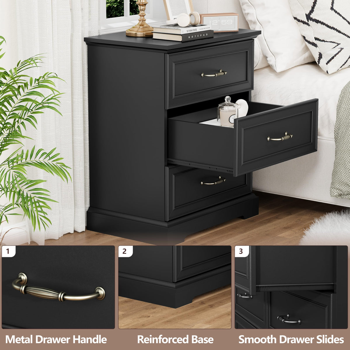 3 Drawer Dresser for Bedroom