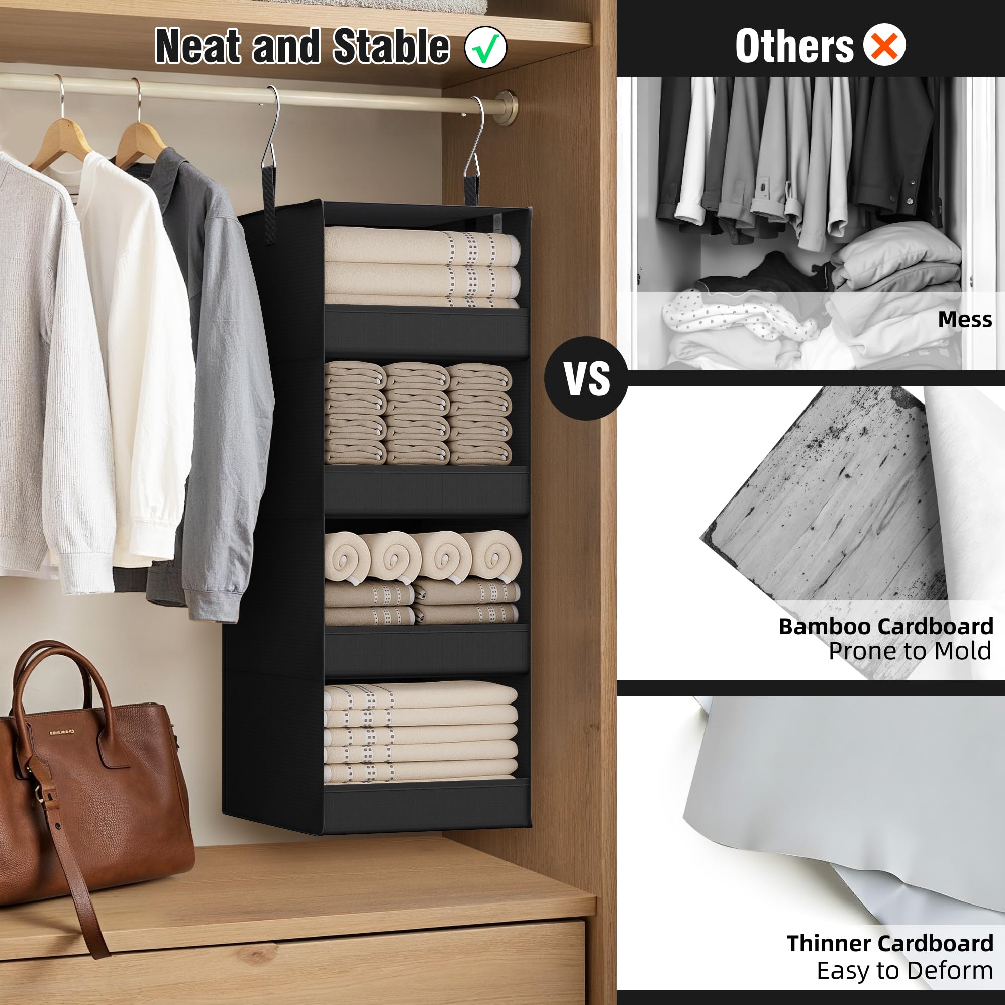 4 Shelf Hanging Organizer