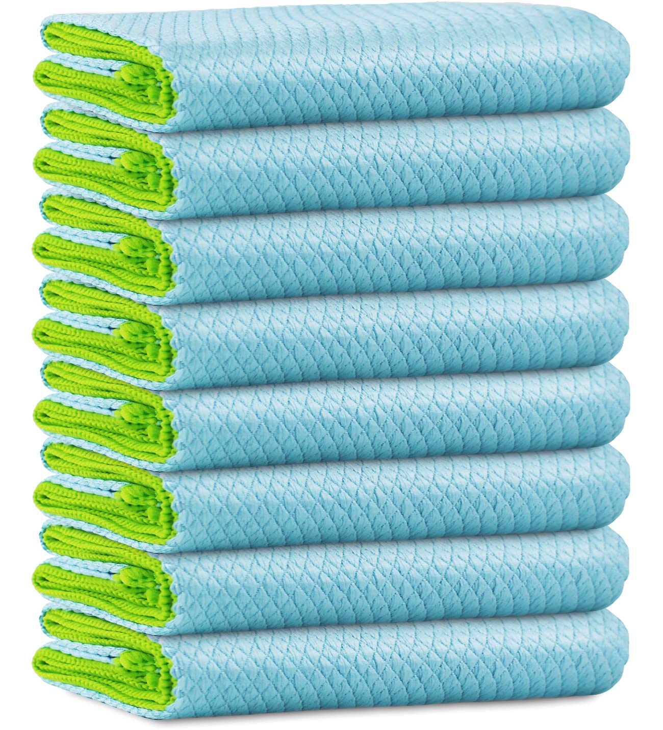 Microfiber Cleaning Cloth Lint Free Glass Polish (8 Count)