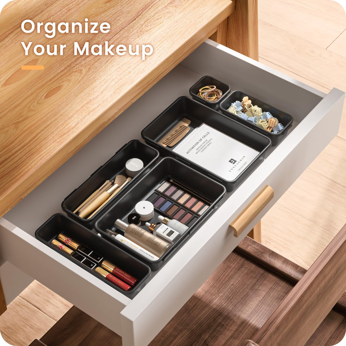 Military Grade】 Drawer Organizer (28 Count)