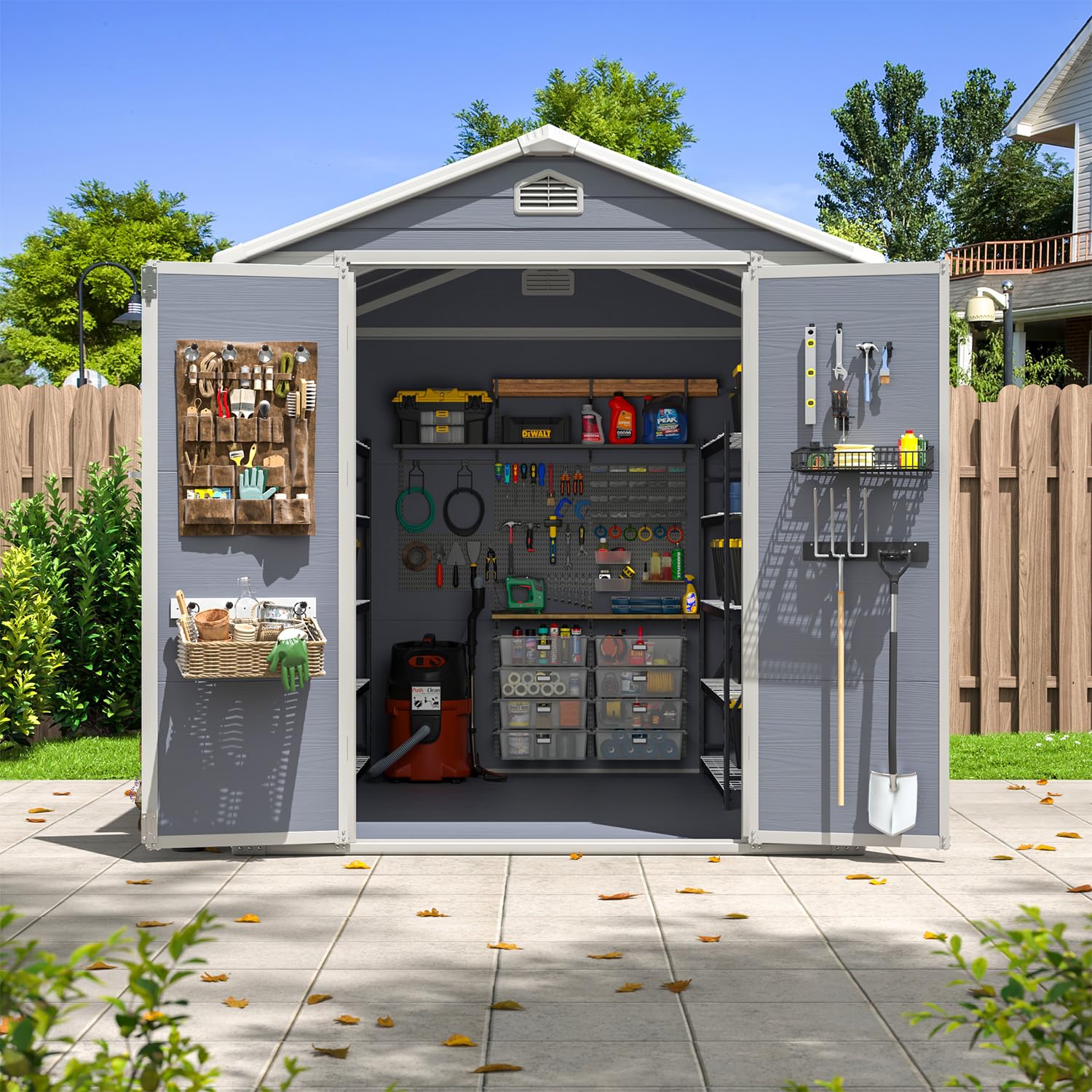 6x8 FT Outdoor Storage Shed