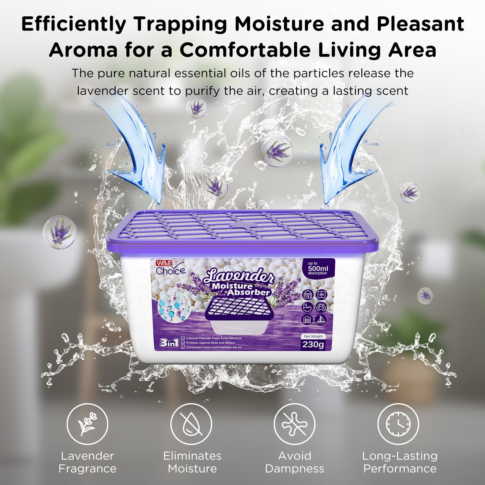 Moisture Absorbers with Lavender Scent (12 Count)