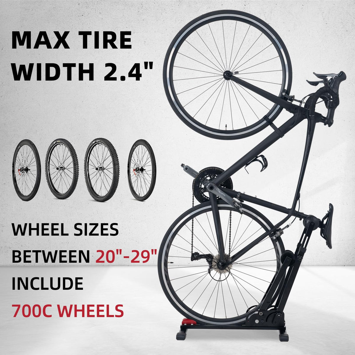 Foldable Vertical & Horizontal Bike Rack