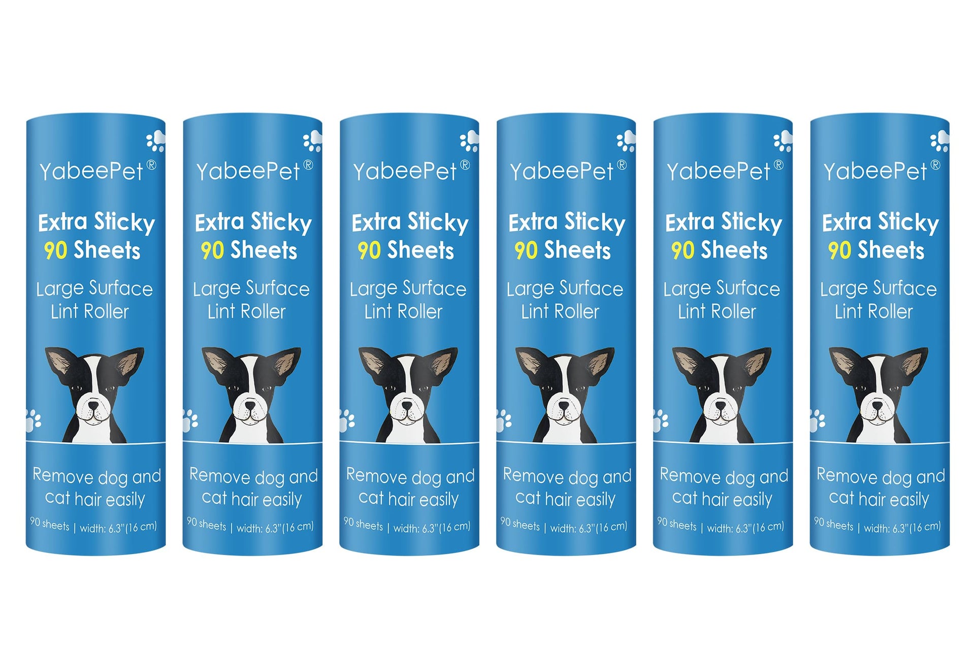 Extra Sticky Large Lint Roller Refills (6 Count)