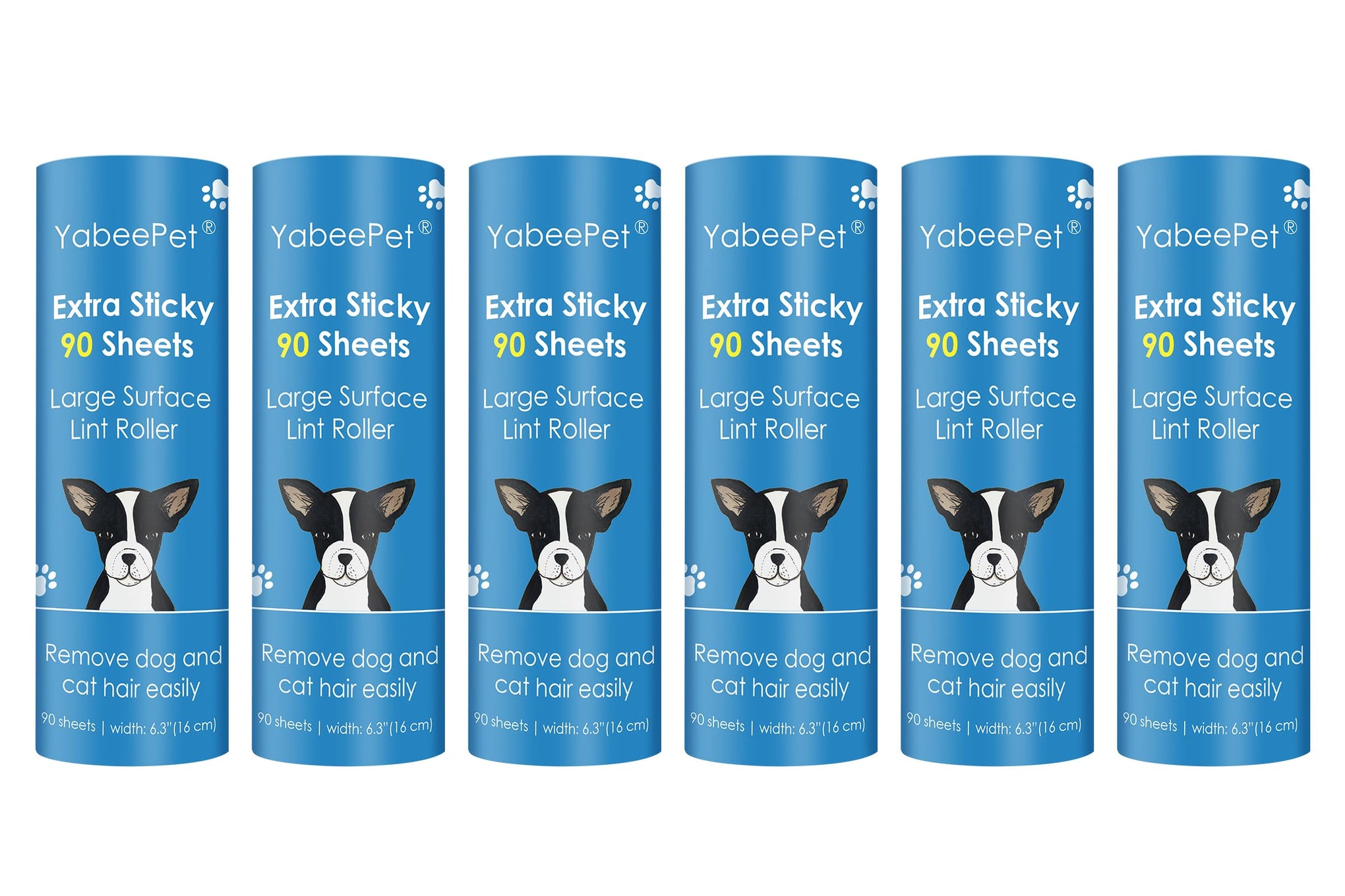 Extra Sticky Large Lint Roller Refills (6 Count)