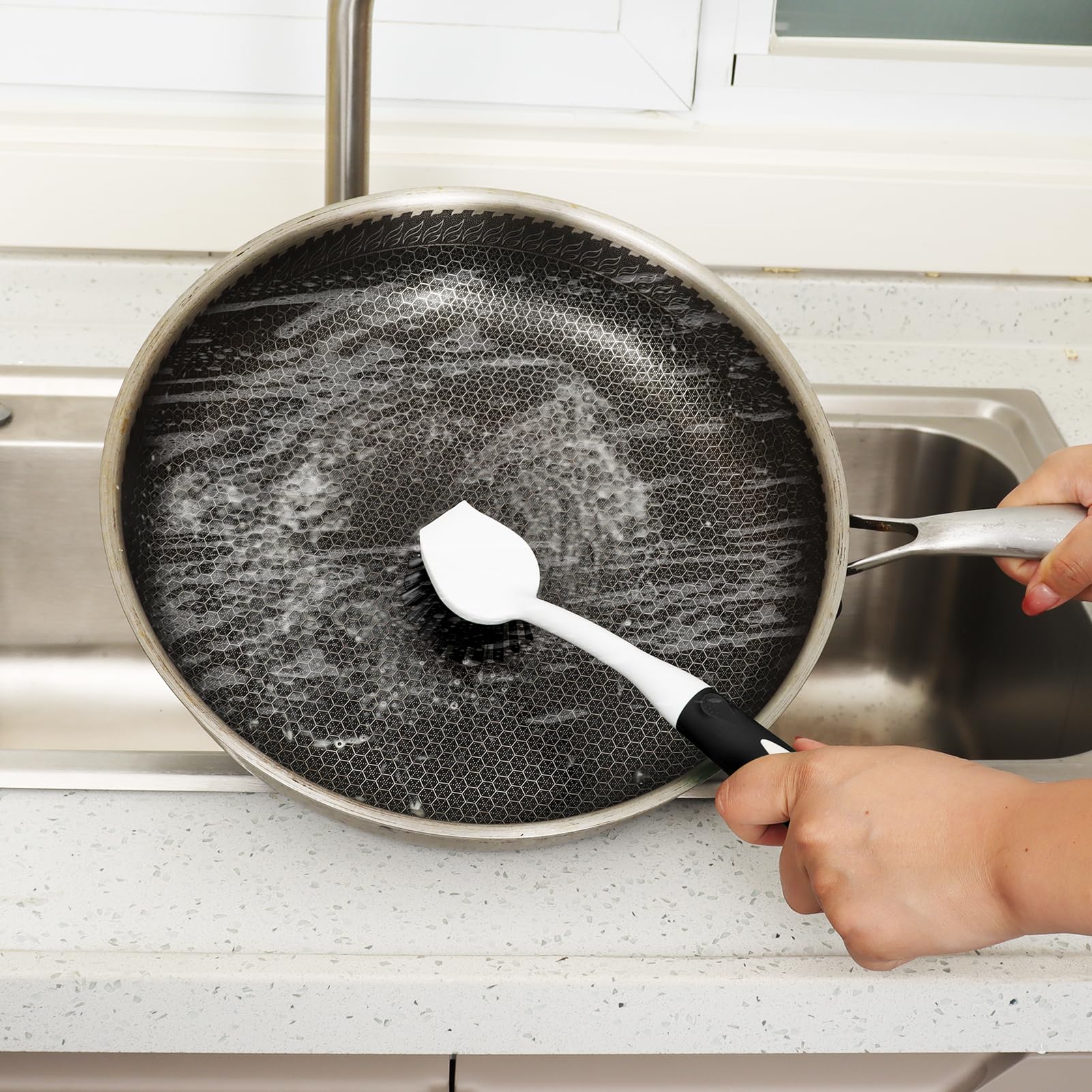 Dish Brush with Handle (2 Count)