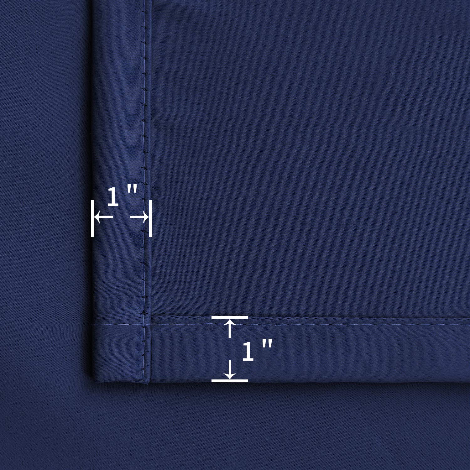 Extra Wide Blackout Curtains for Bedroom (2 Count)