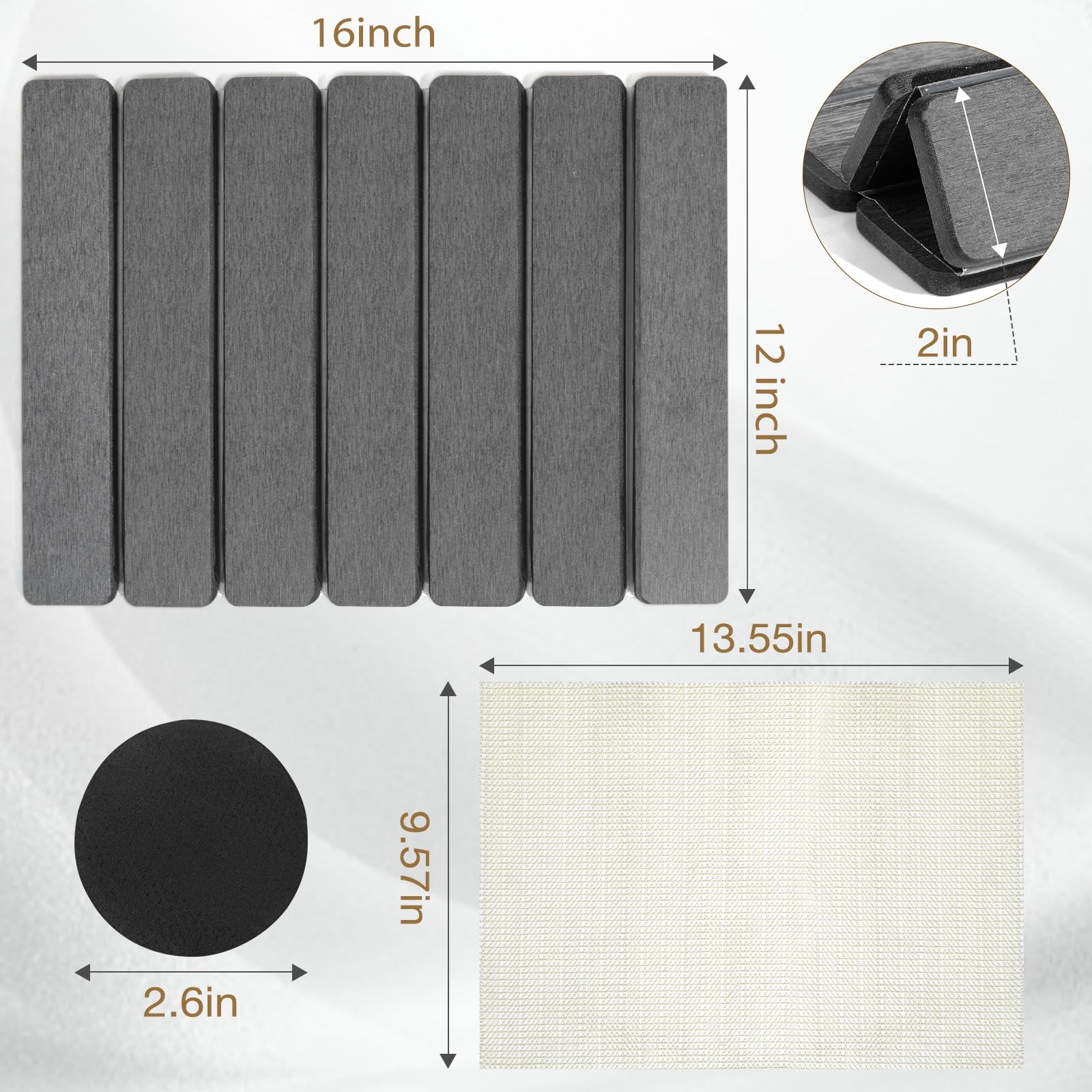 Stone Drying Mat 16" x 12"