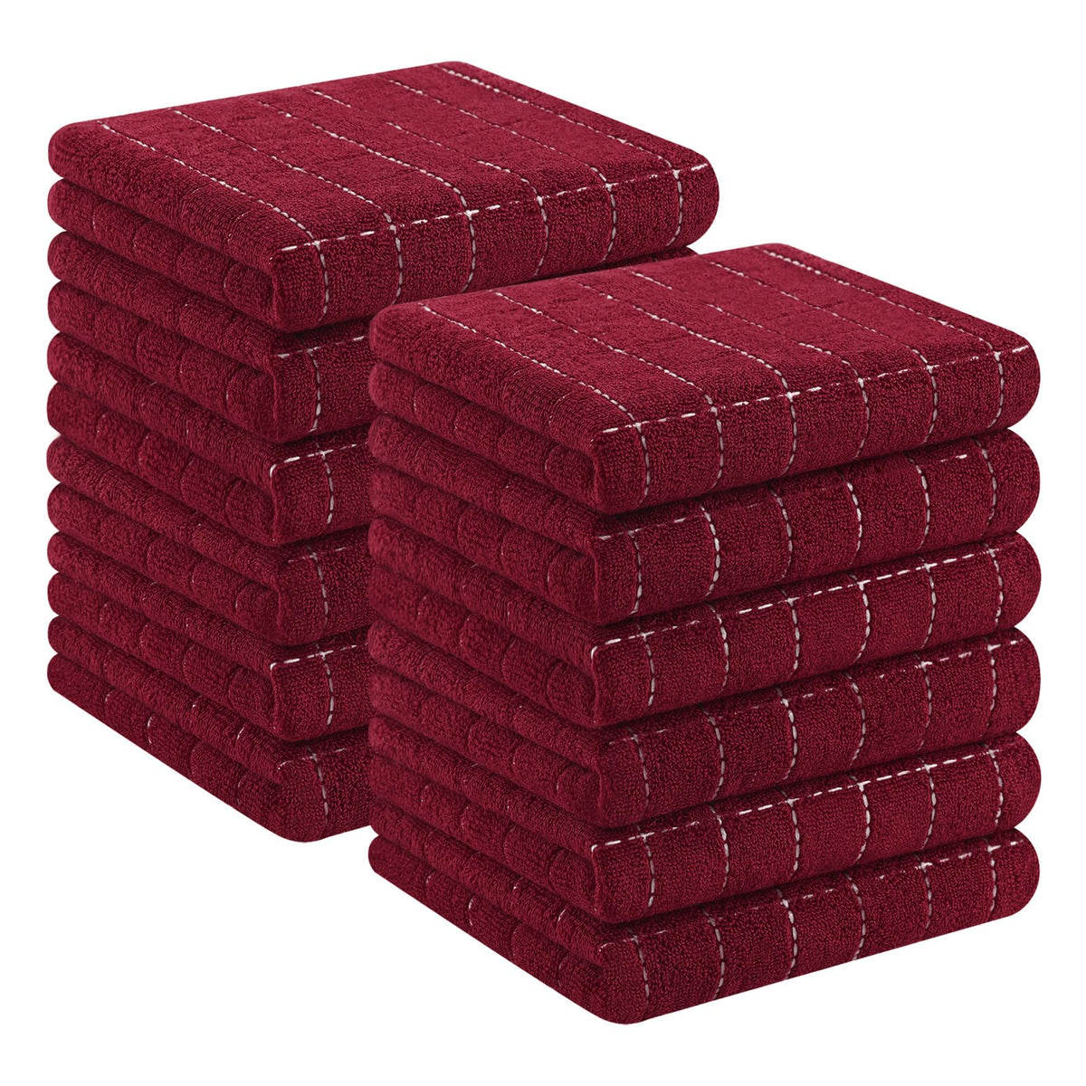 100% Cotton Terry Kitchen Towels (12 Count)