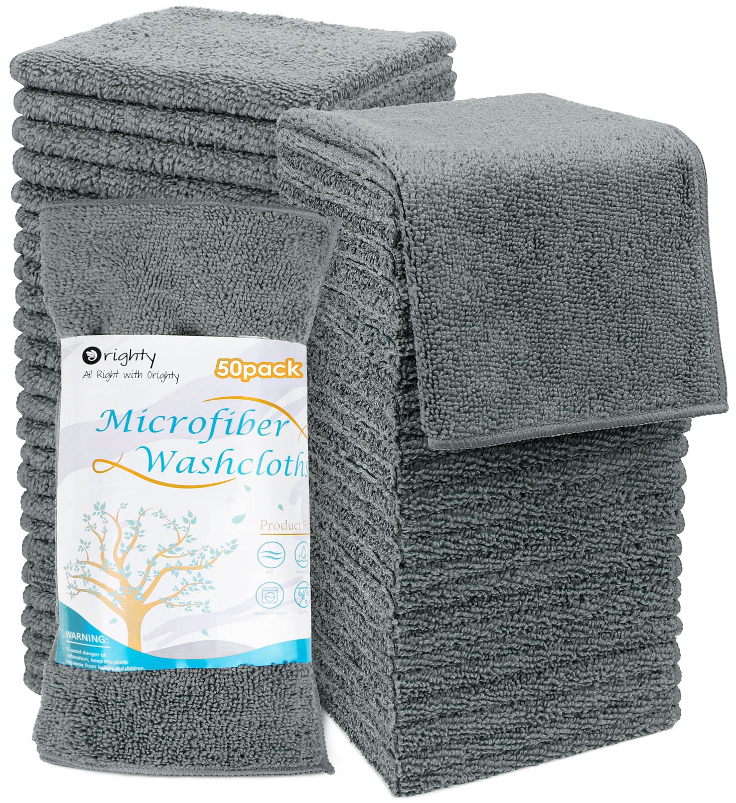 Washcloths Bulk (50 Count)