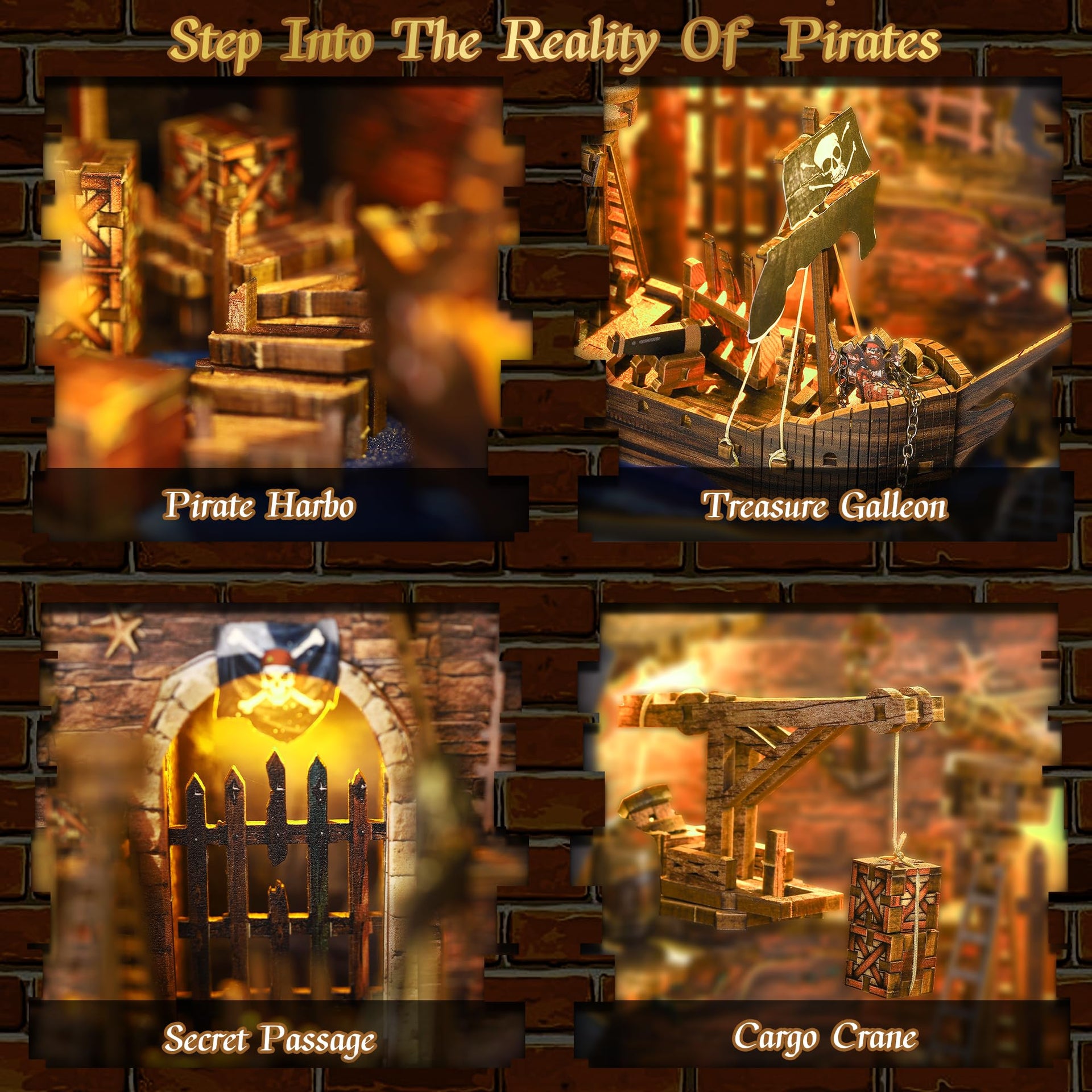 Pirate Book Nook Kit (400 Count)
