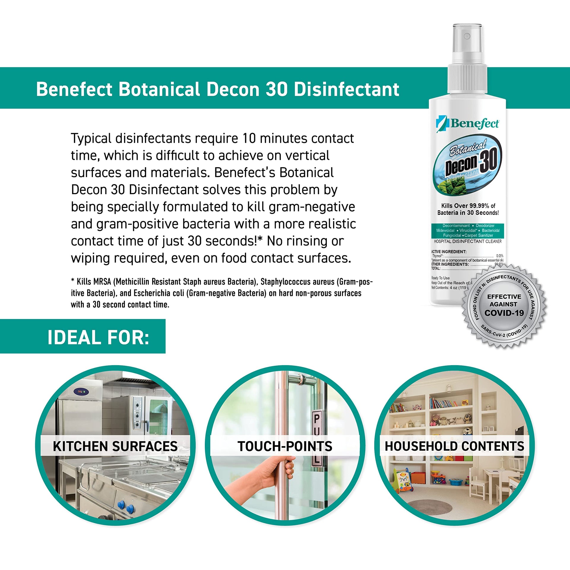 Botanical Decon 30 Disinfectant Cleaner (4 Fl Oz)
