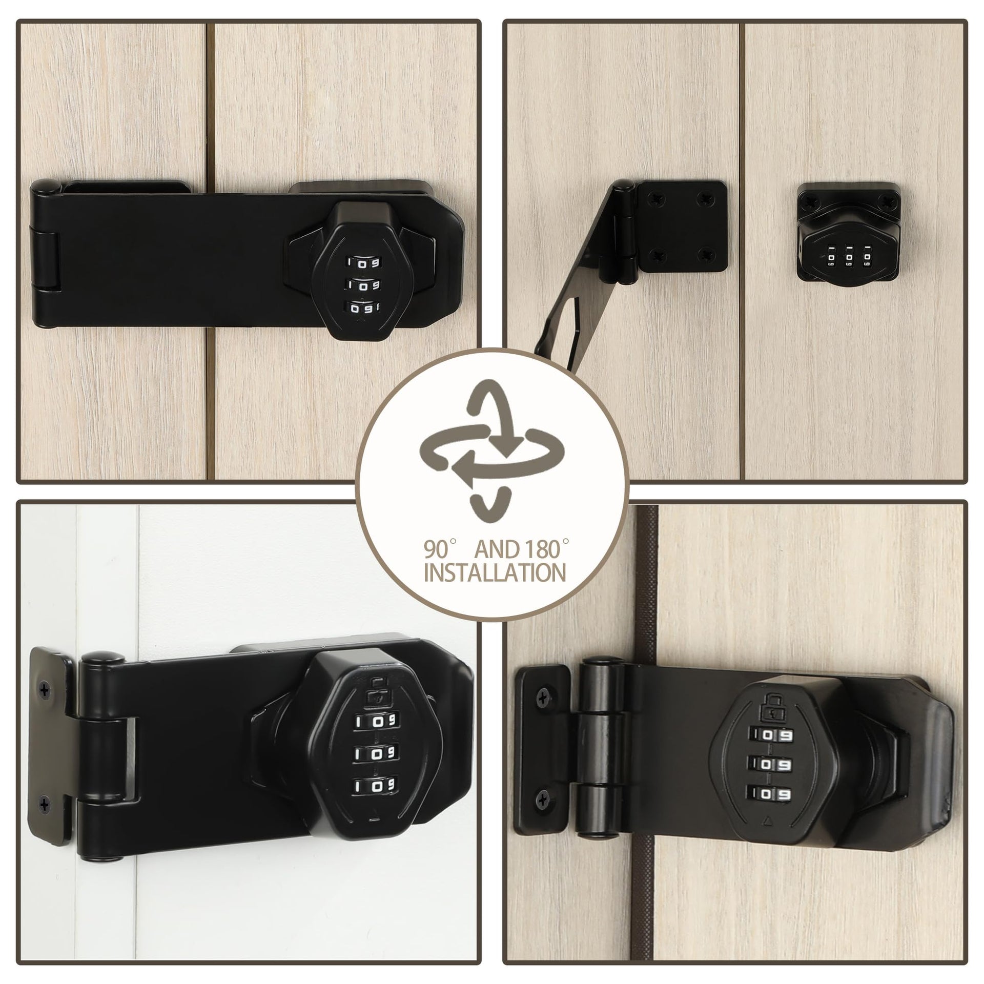 Password Rotary Hasp Locks