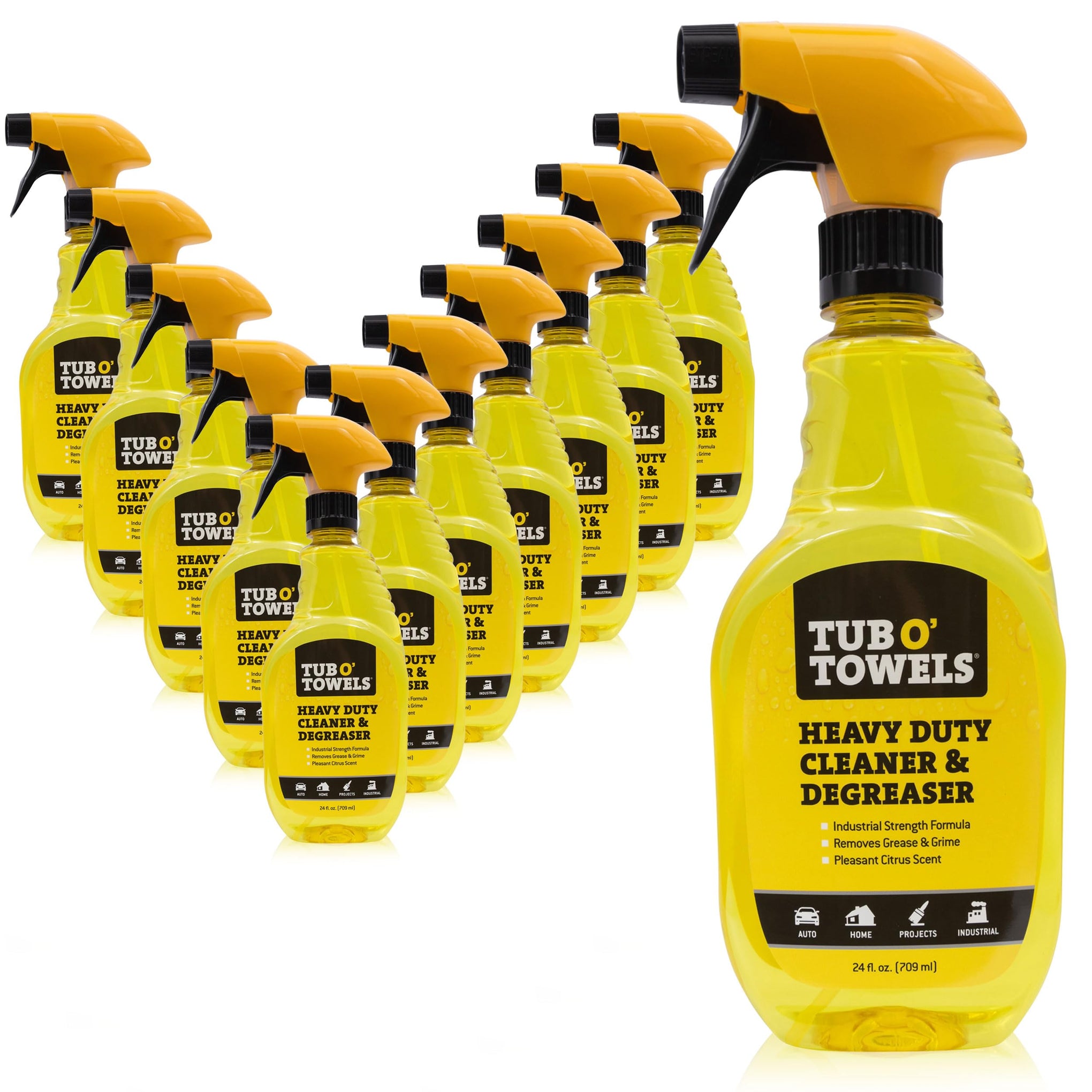 Heavy Duty Cleaner and Degreaser Spray Helps in Removing Oil Tar Paint Dirt Caulk Grease Grime Gunk Epoxies (288 Fl Oz)