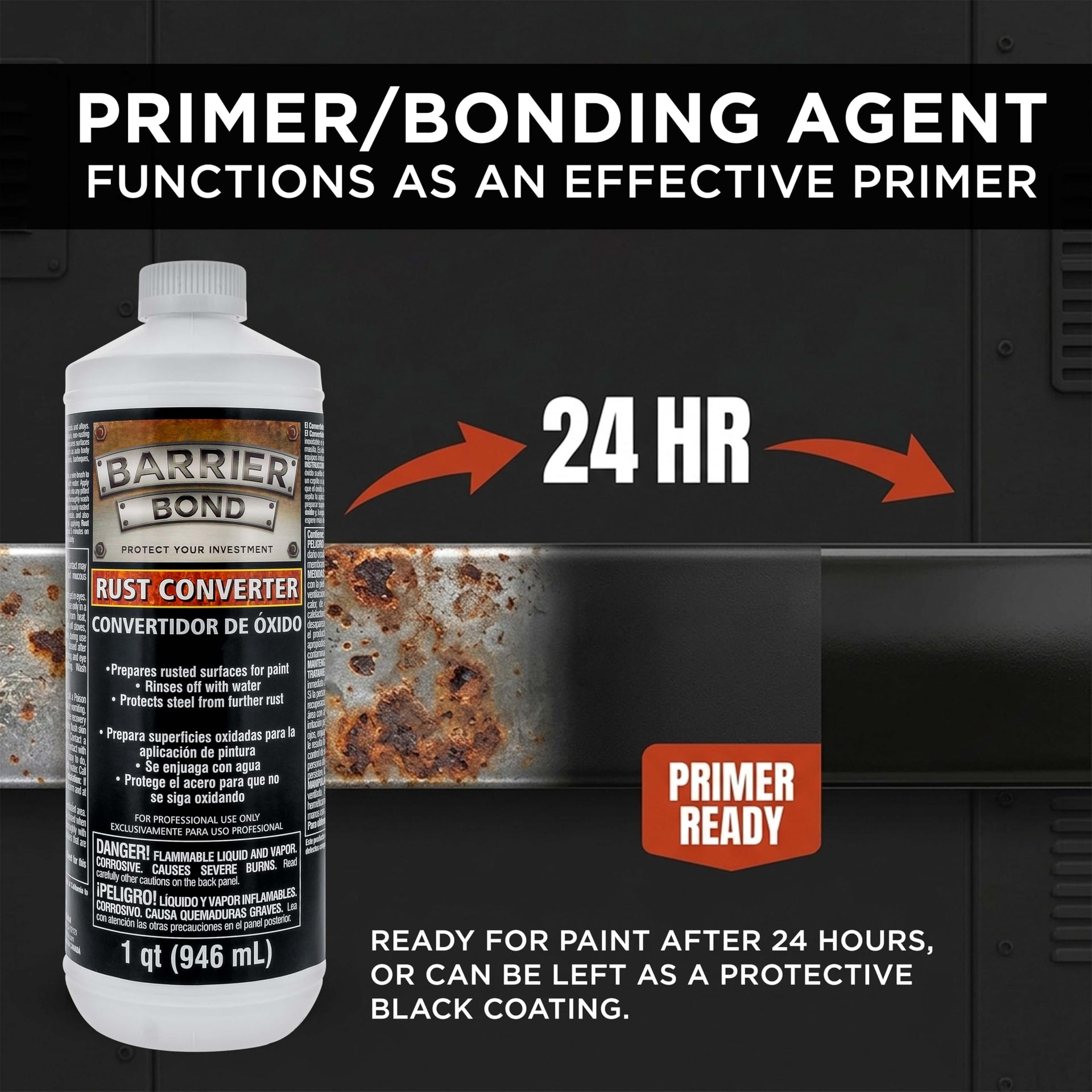 Barrier Bond Rust Converter & Metal Primer 1
